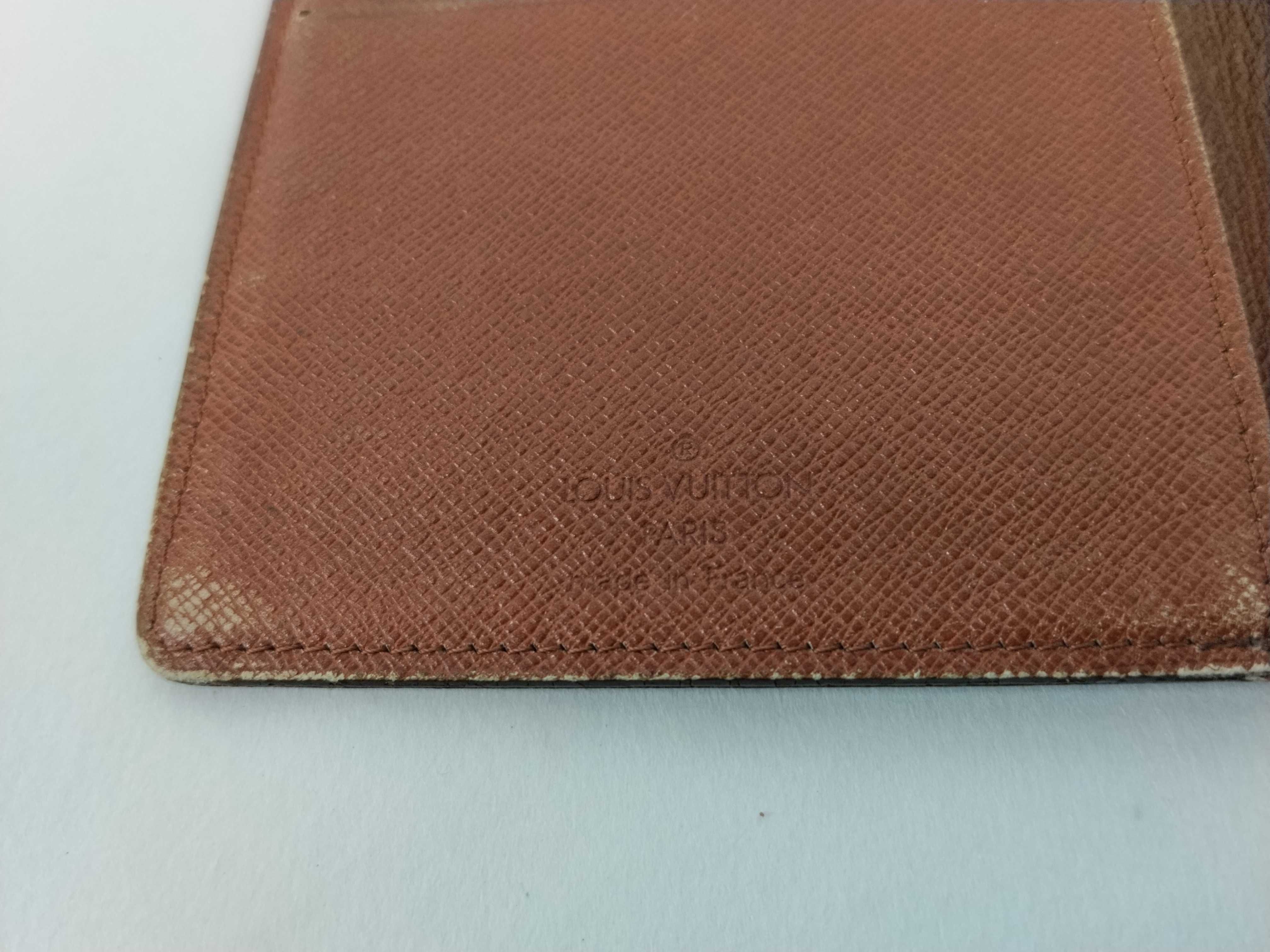 Monogram LV Card Case Portefeuille Chequier Carte Credit Brown Wallet — view 9