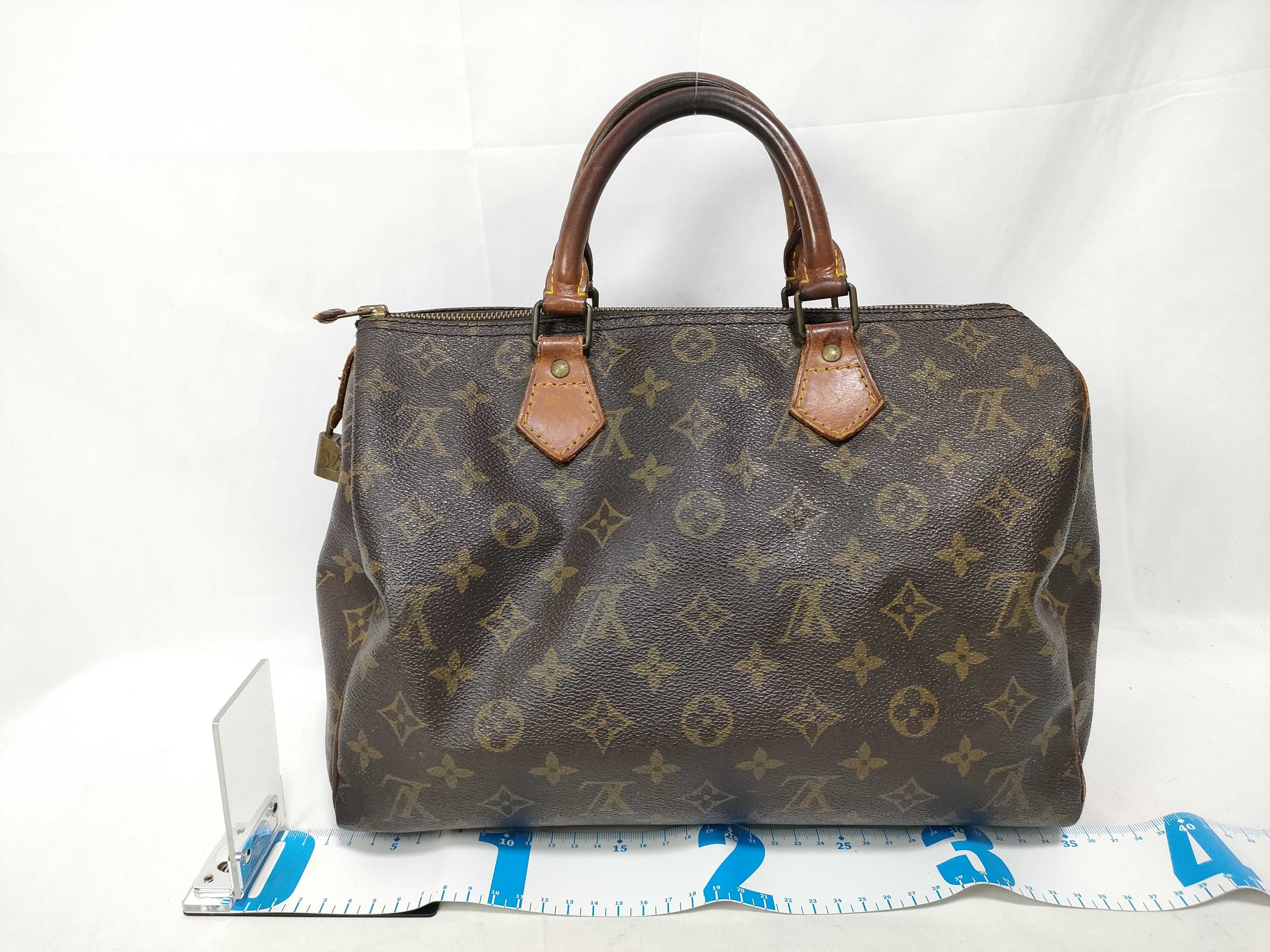 Monogram Speedy 30 M41526 VI882 Brown Handbag — view 2