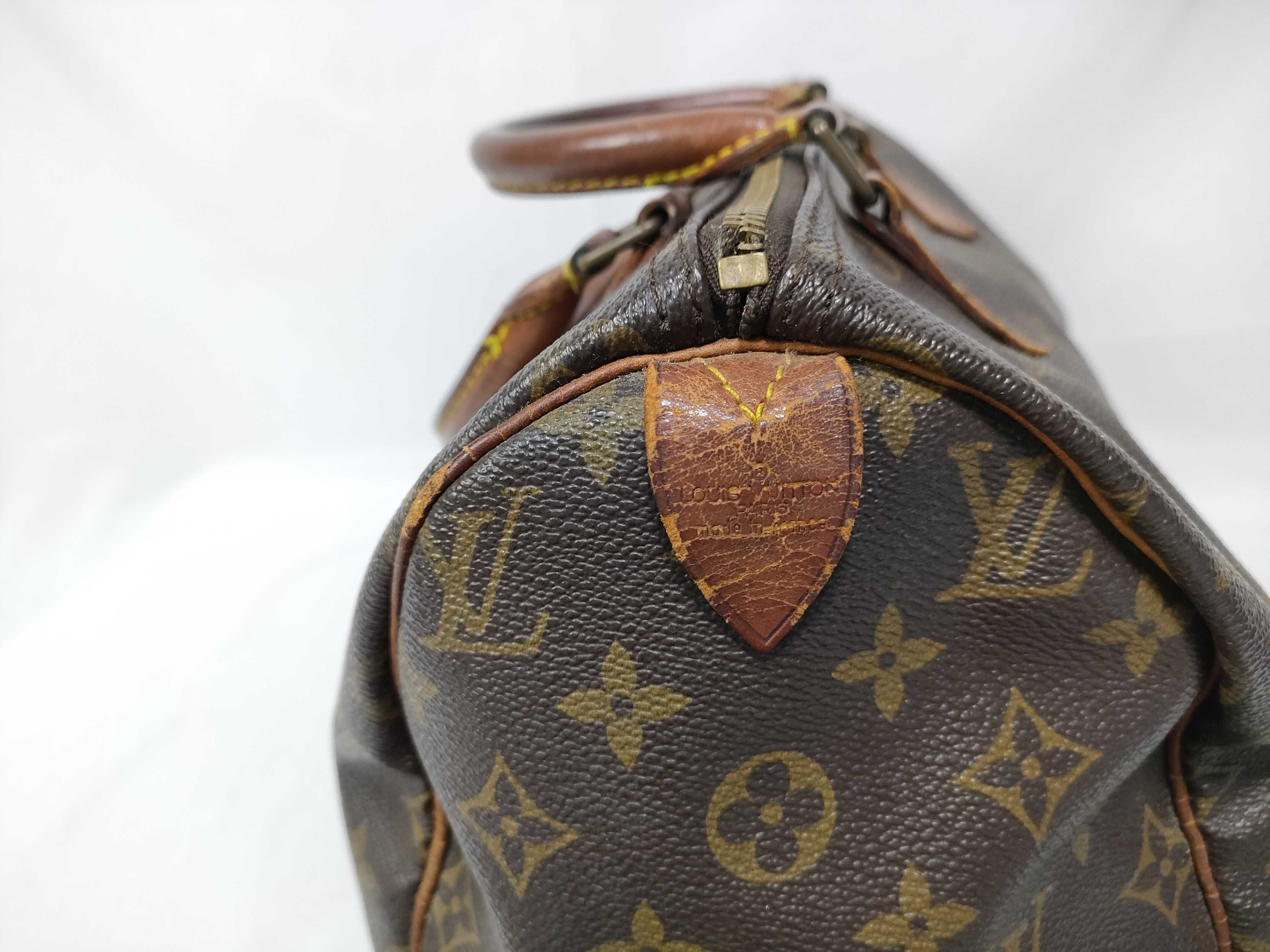Monogram Speedy 30 M41526 VI882 Brown Handbag — view 8