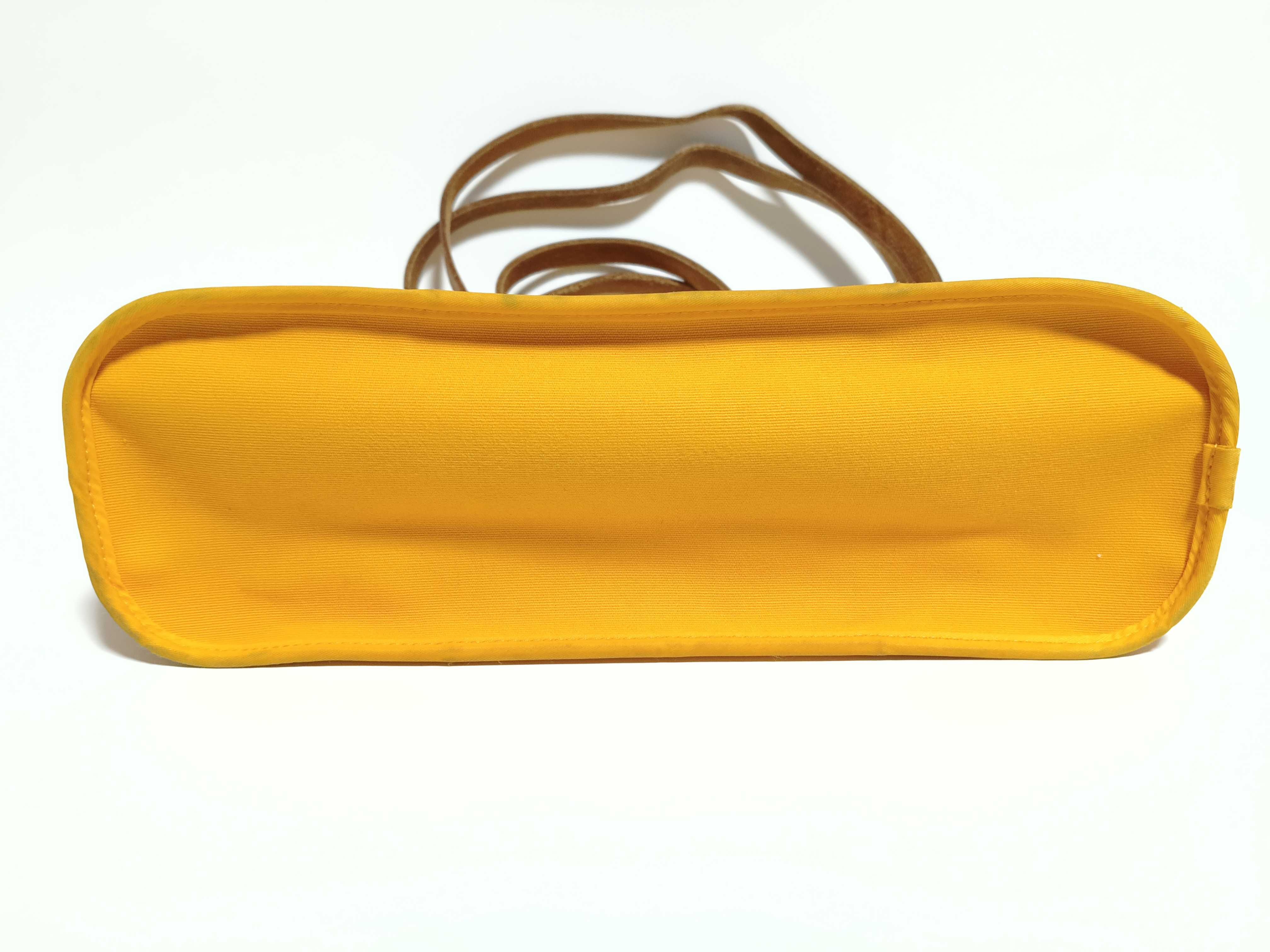 Cabas PM Toile Officier Yellow Silver Hardware P: 2012 Handbag — view 7