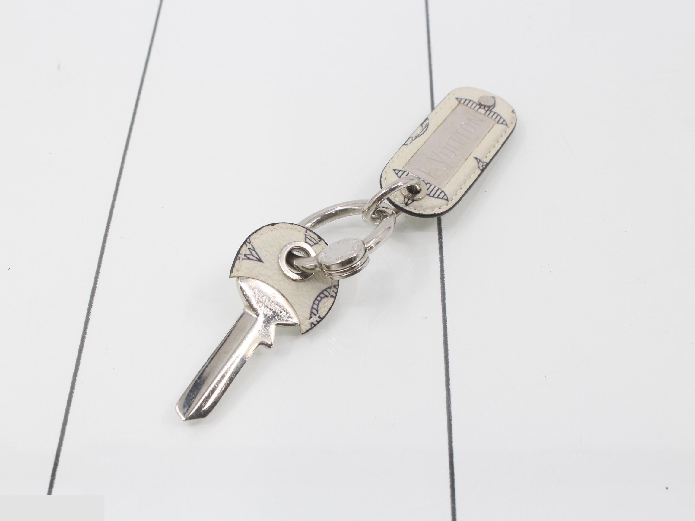 Monogram Lock Keychain — view 2