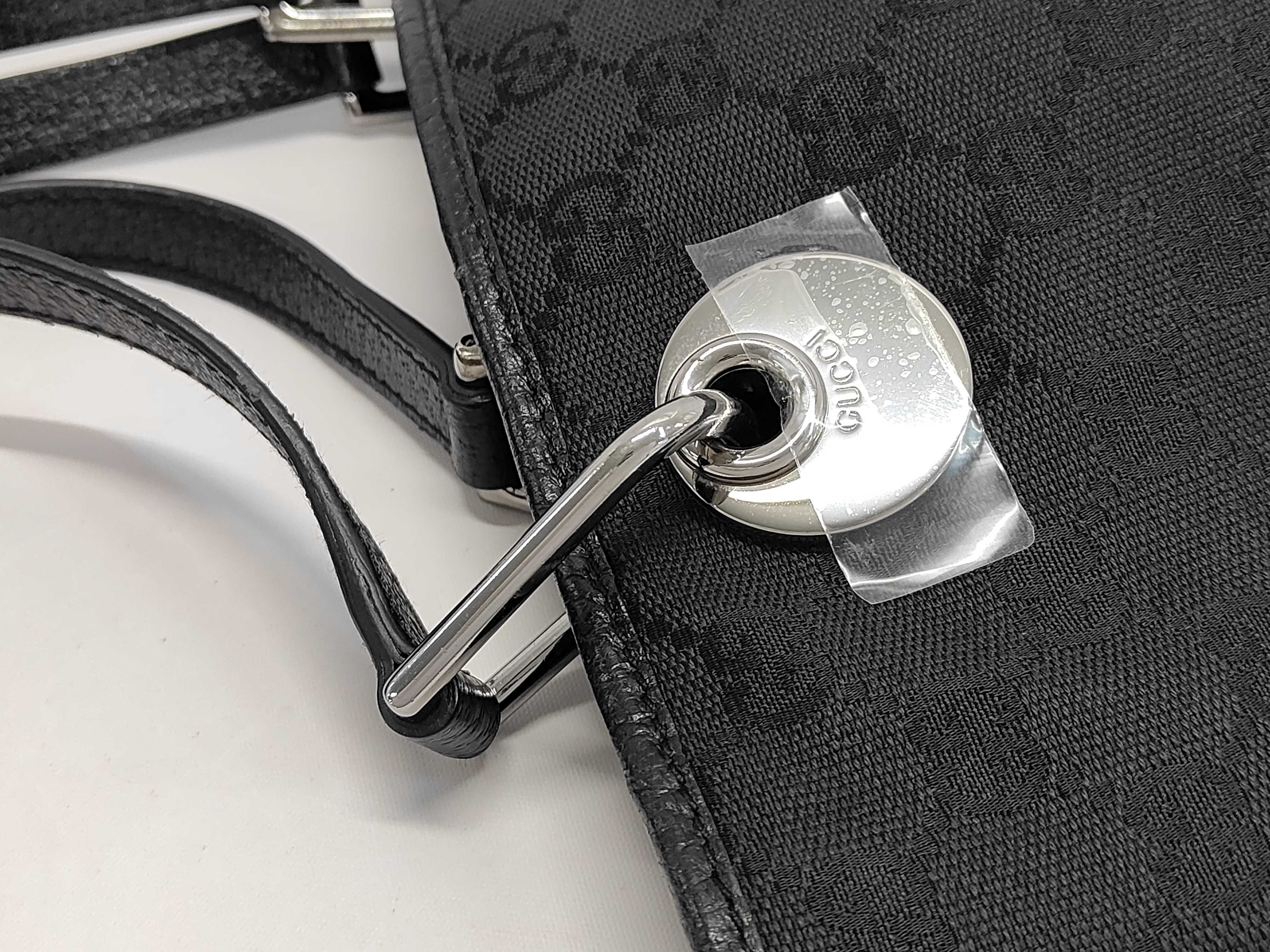 GG Canvas Tote Bag Black JP00424 Tote Bag — view 6