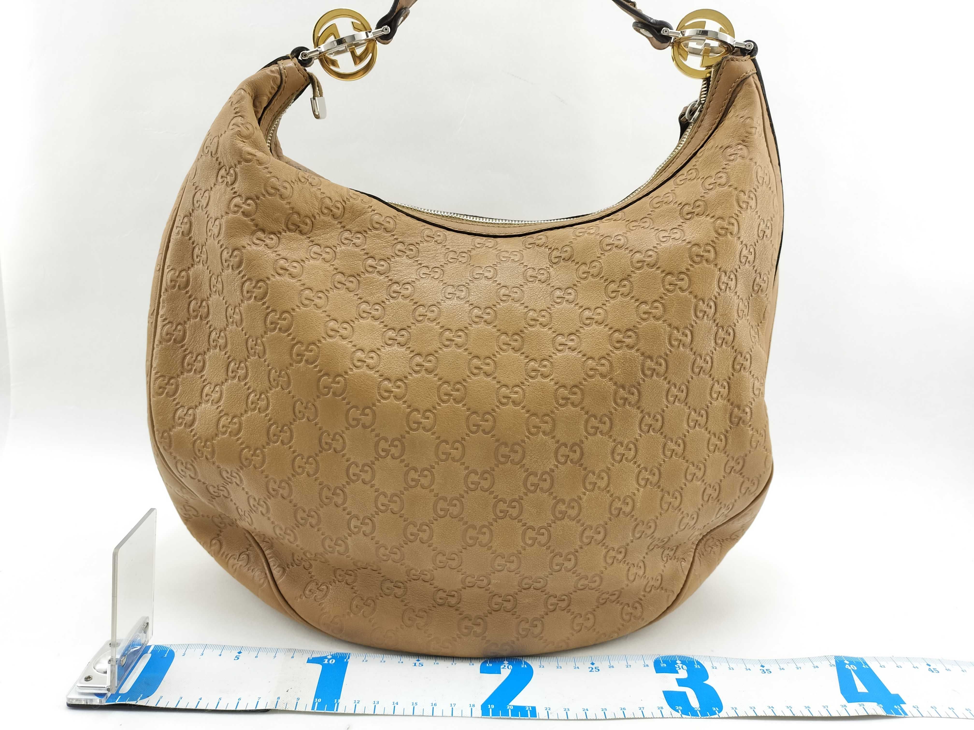 Caramel Leather Pea-Shaped Underarm Bag Shoulder Bag — view 2