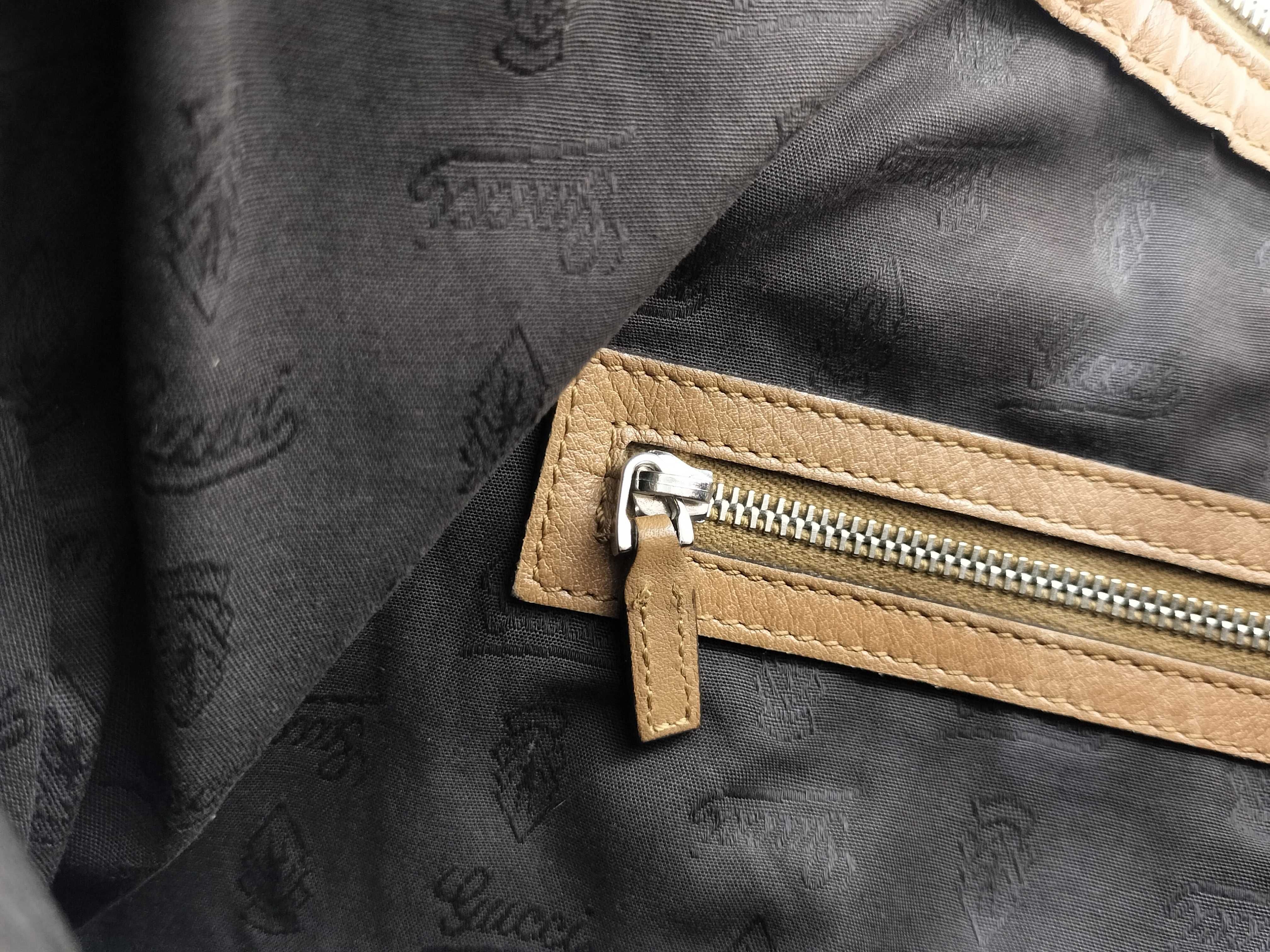 Caramel Leather Pea-Shaped Underarm Bag Shoulder Bag — view 14