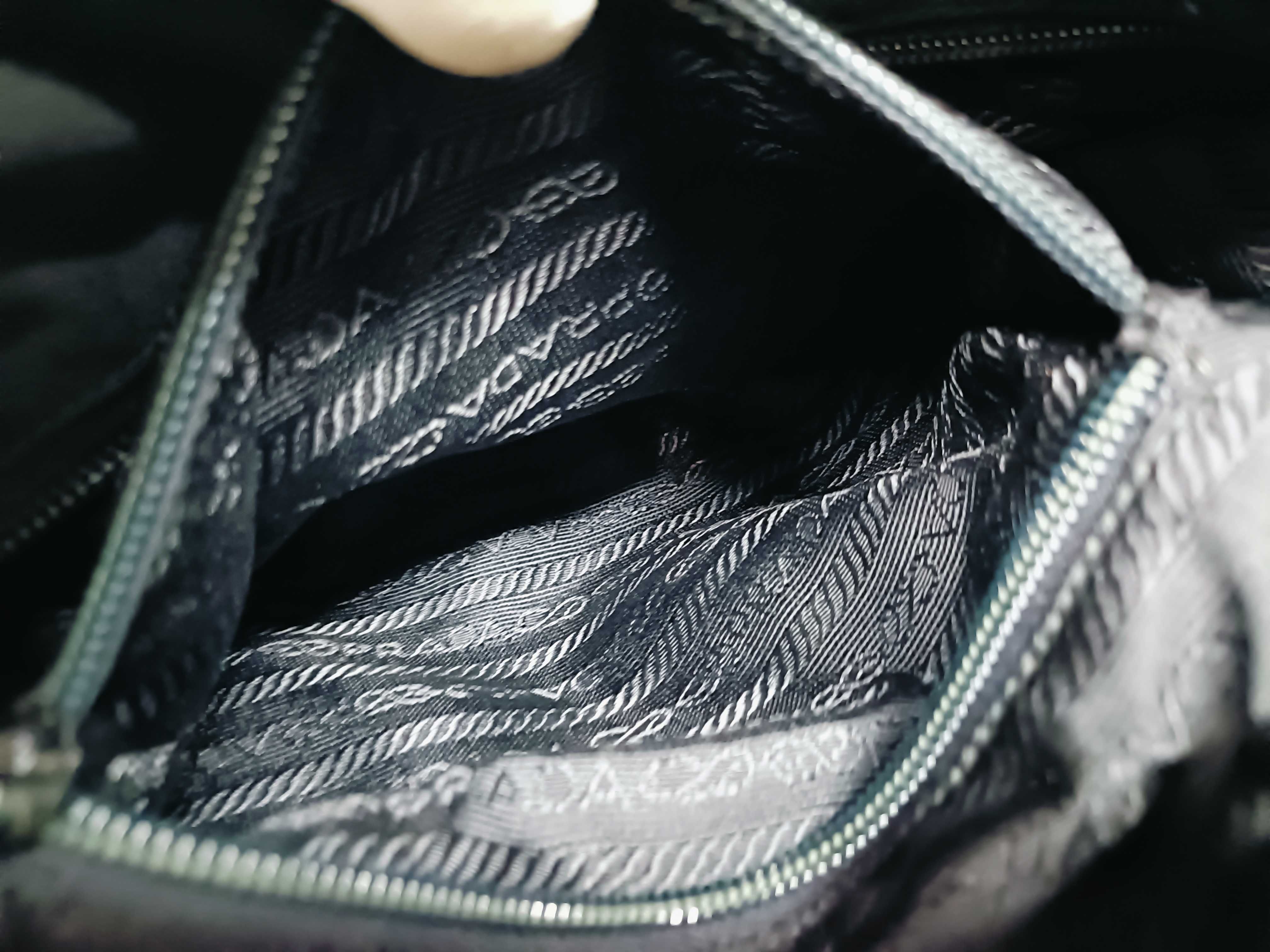 Nylon Mini Tote Bag, Black Handbag — view 13
