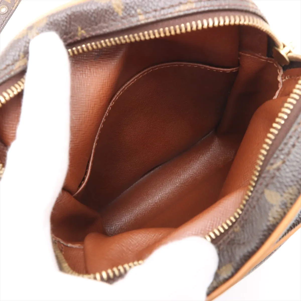 Monogram Amazon M45236 TH0043 Brown Tanned Leather External Repairs in Various Parts — view 6