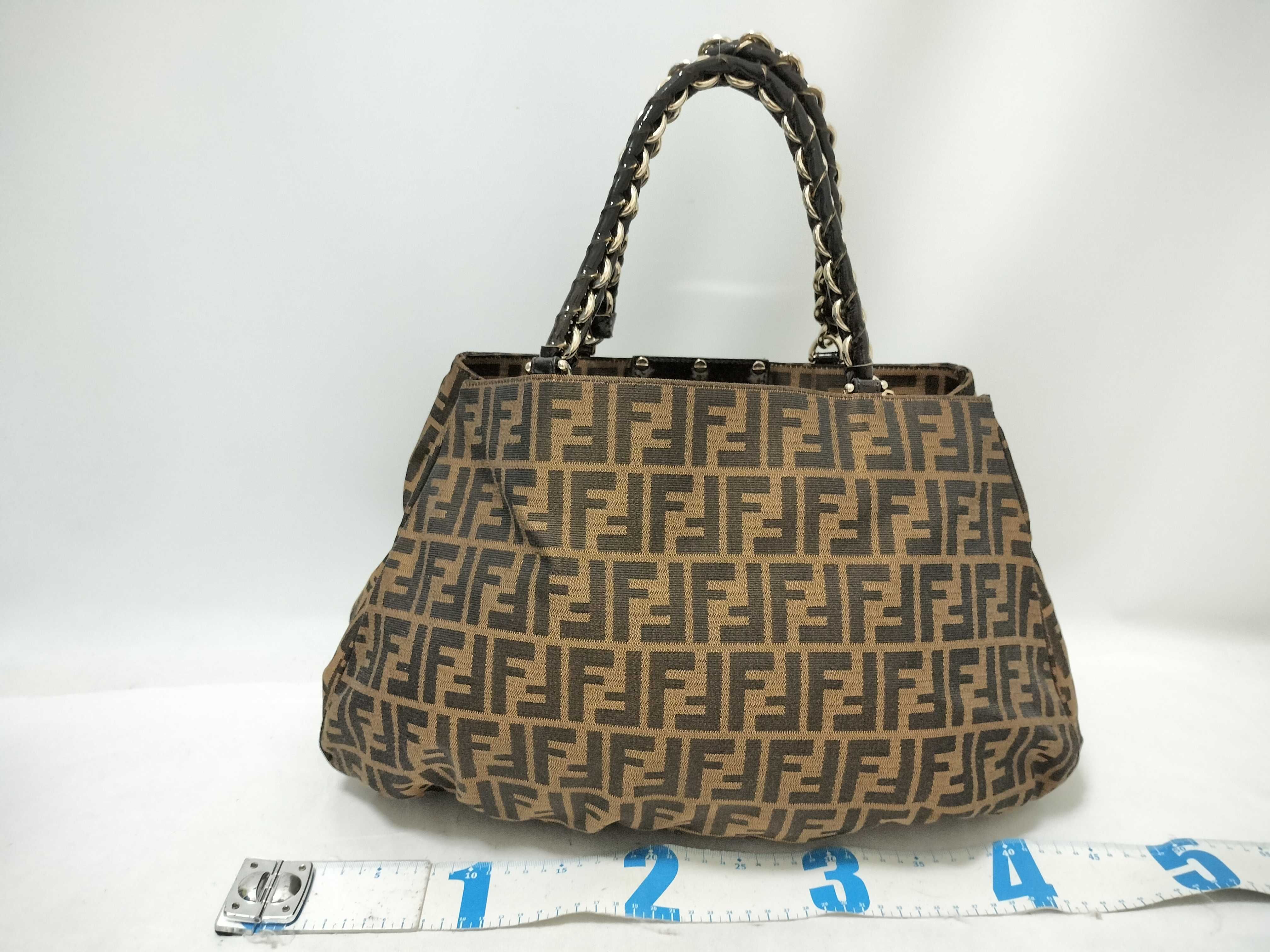 Zucca pattern Mia chain handbag tote bag — view 2