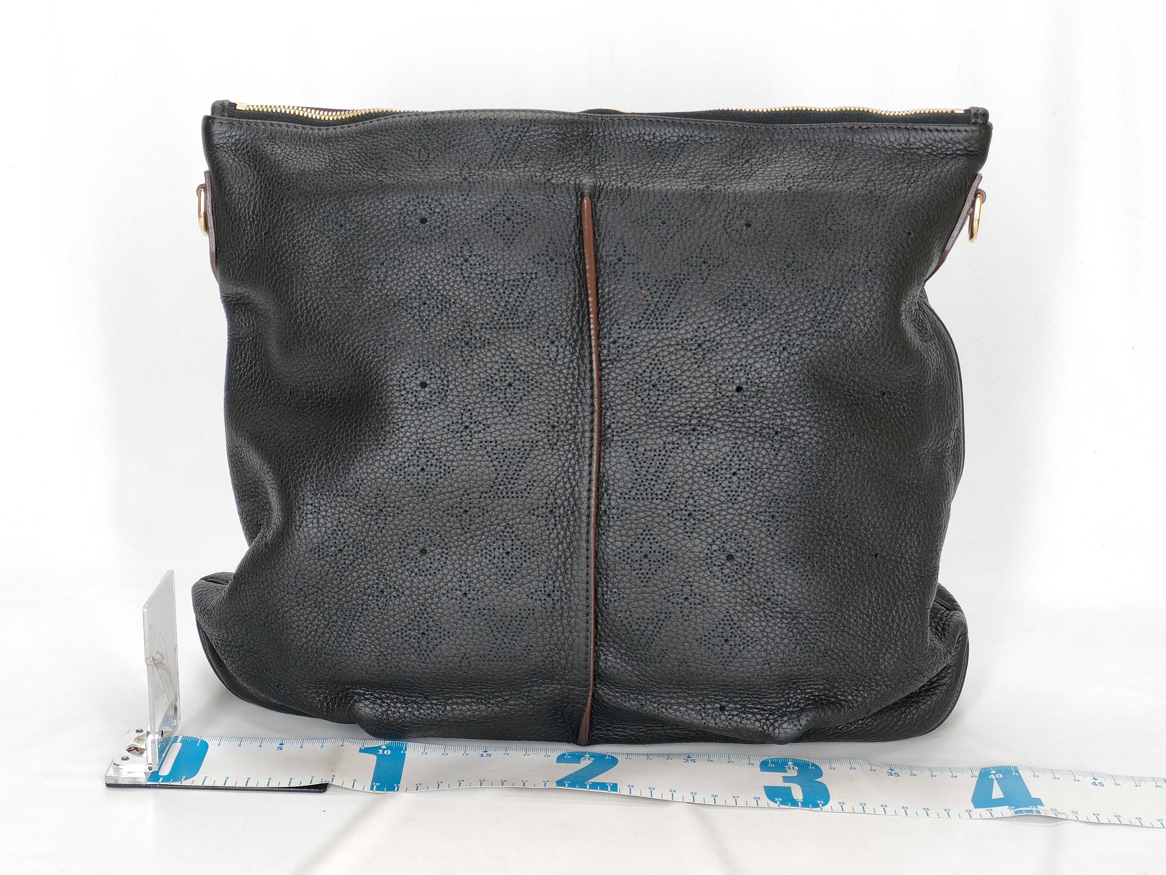 Mahina PH - Mahina Selene MM M93987 Black Leather Shoulder Bag — view 2