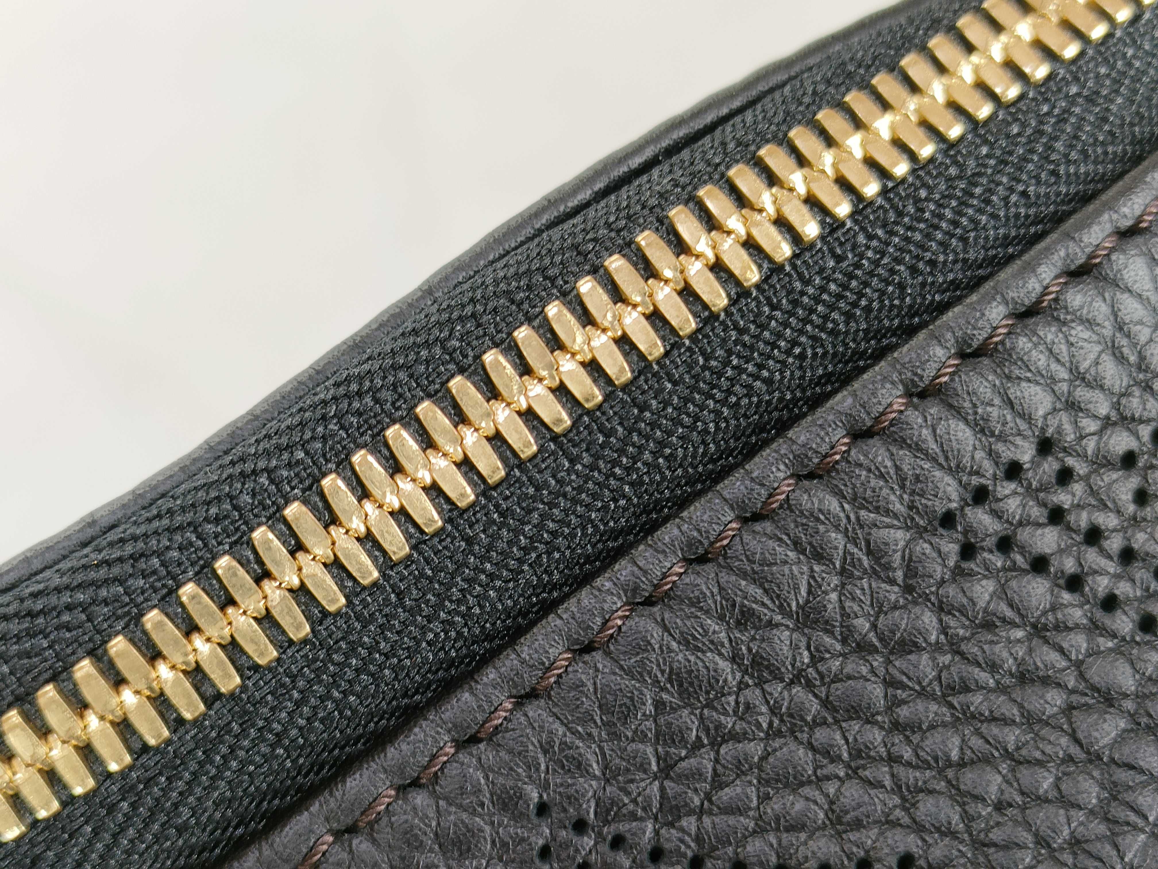 Mahina PH - Mahina Selene MM M93987 Black Leather Shoulder Bag — view 7