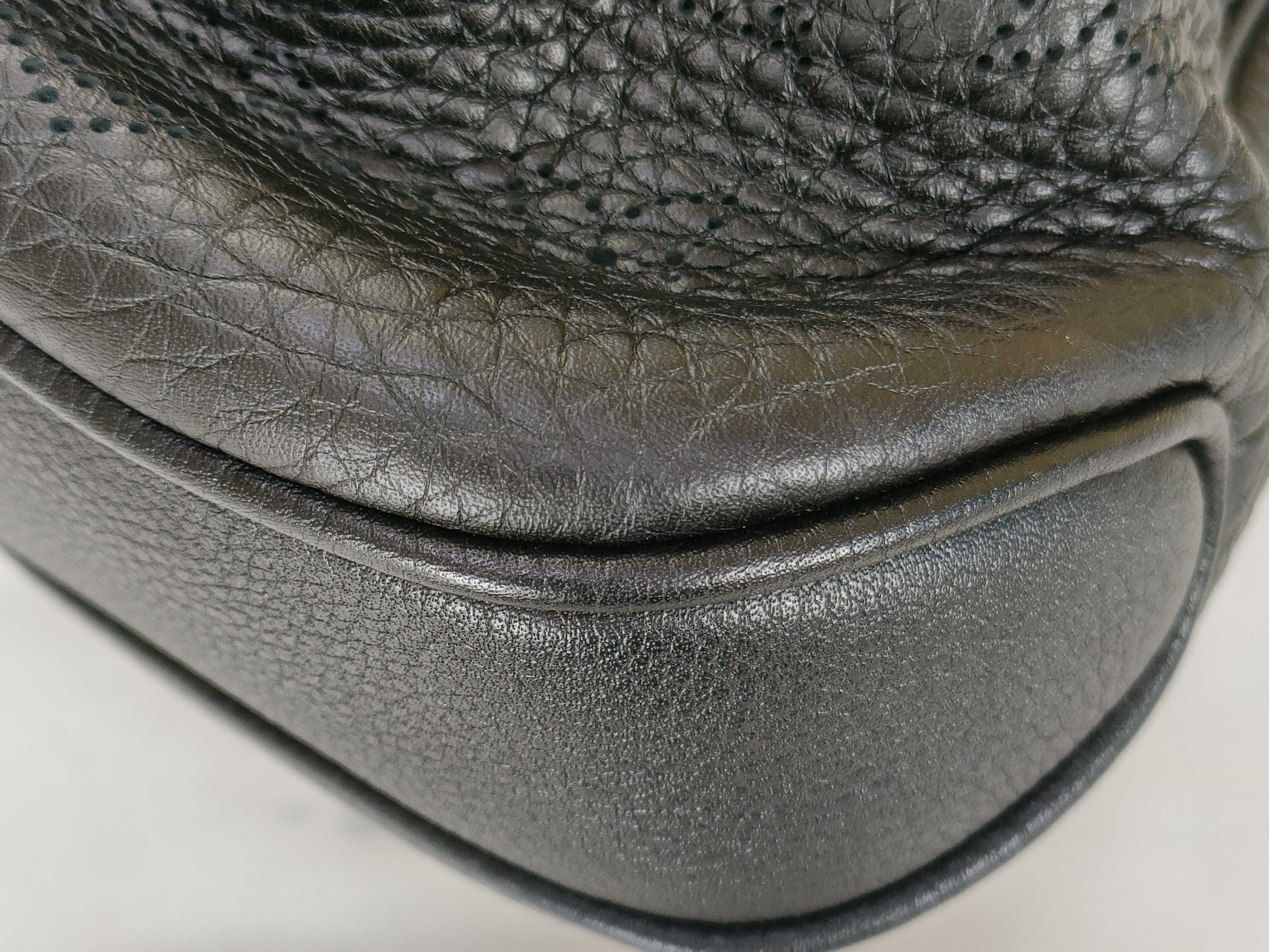 Mahina PH - Mahina Selene MM M93987 Black Leather Shoulder Bag — view 8