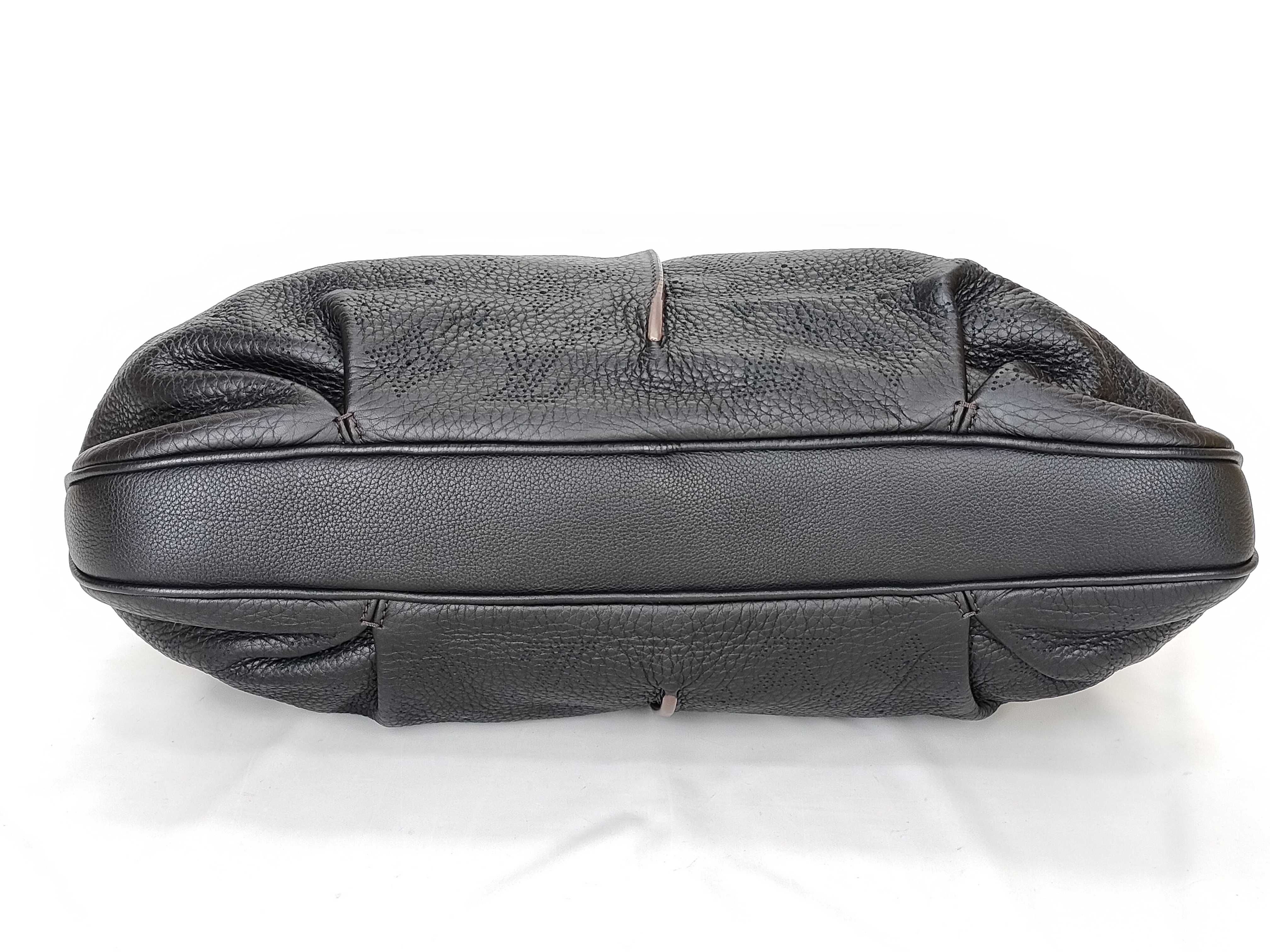 Mahina PH - Mahina Selene MM M93987 Black Leather Shoulder Bag — view 9