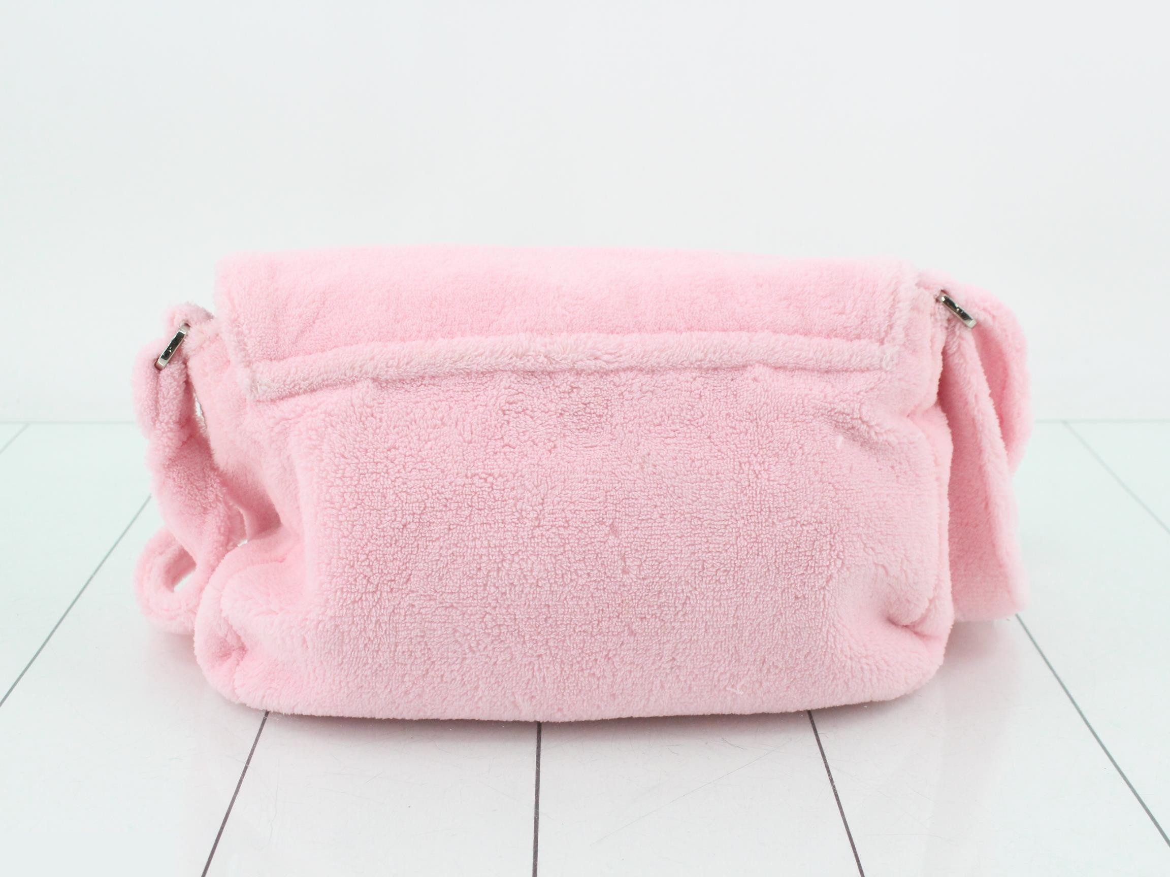 Coco Mark Terry Cloth Novelty Shoulder Bag — view 2