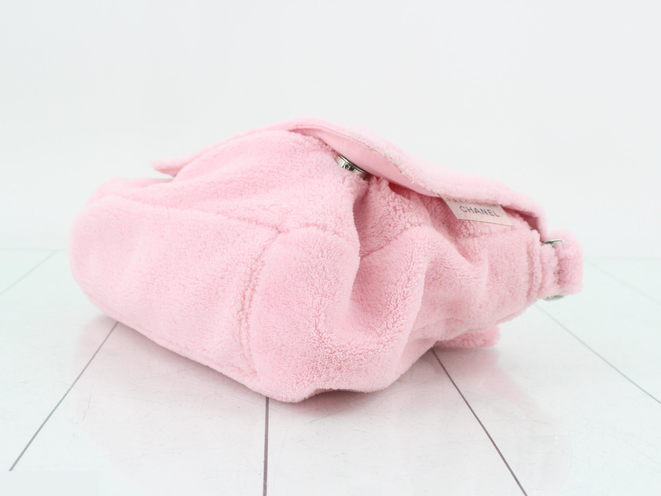Coco Mark Terry Cloth Novelty Shoulder Bag — view 6