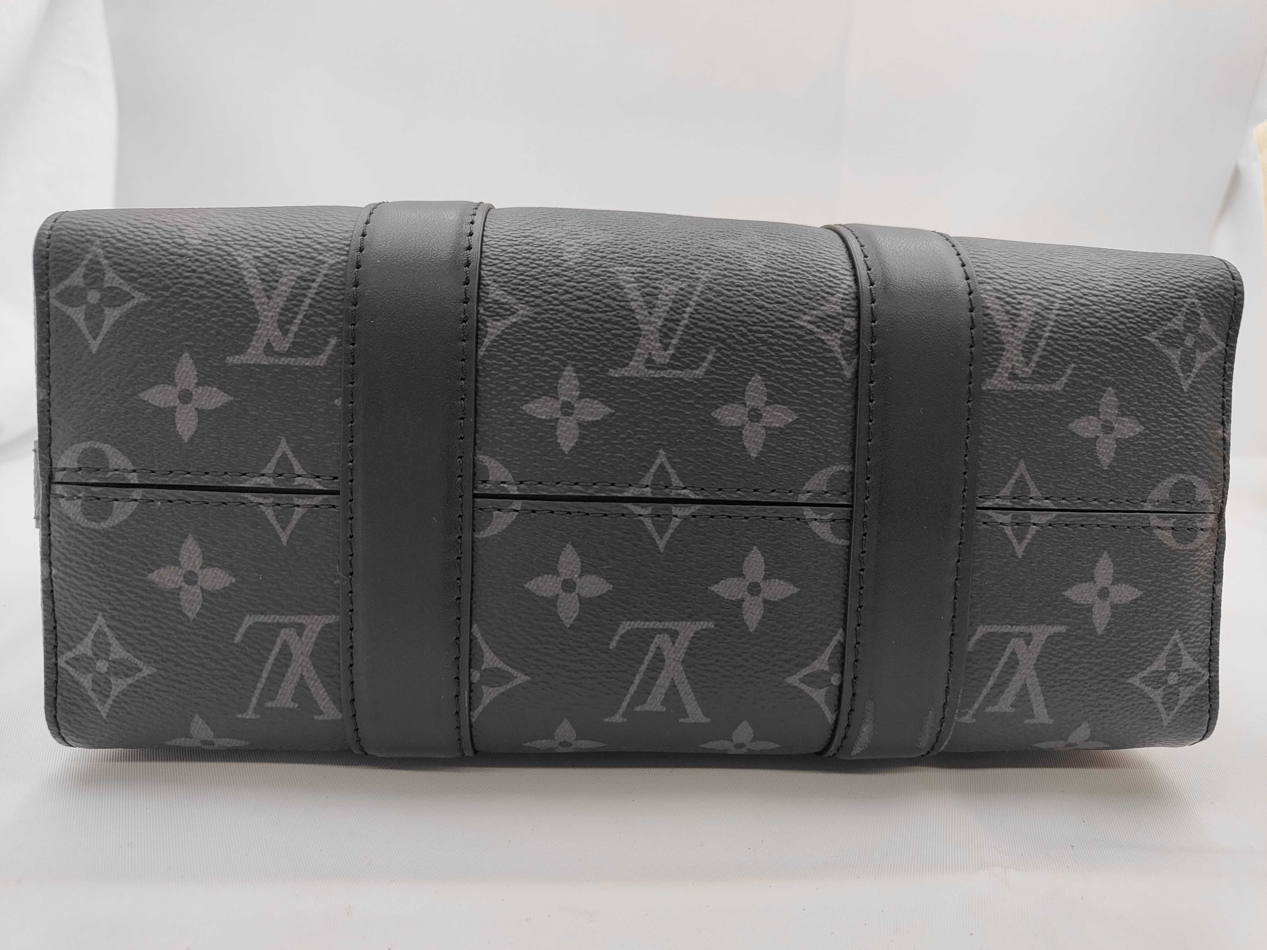LV Monogram Eclipse M45936 Keepall Bandoulière 25 RFID Shoulder Bag — view 6