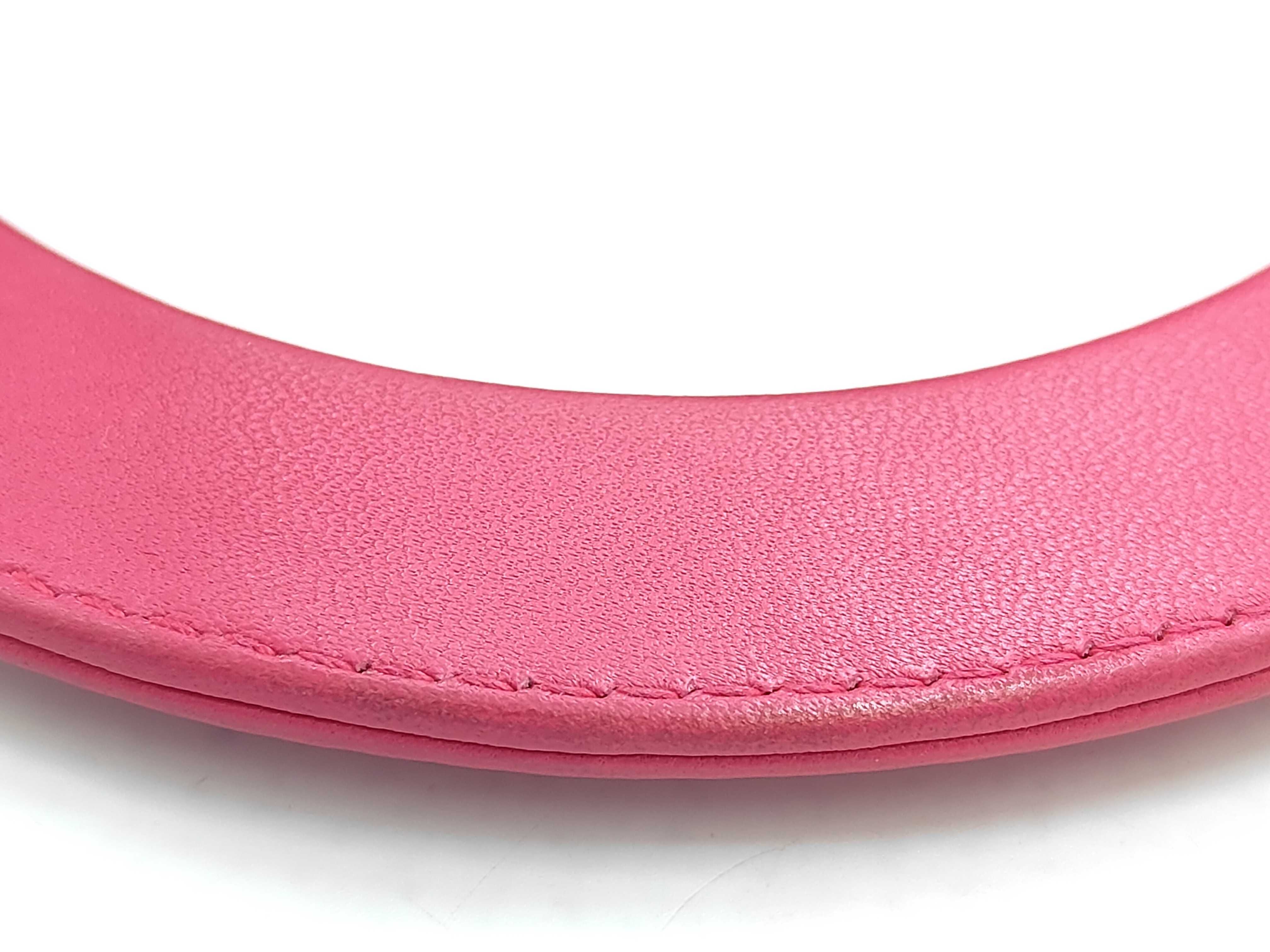 Lady Dior Leather Pink Handbag — view 4