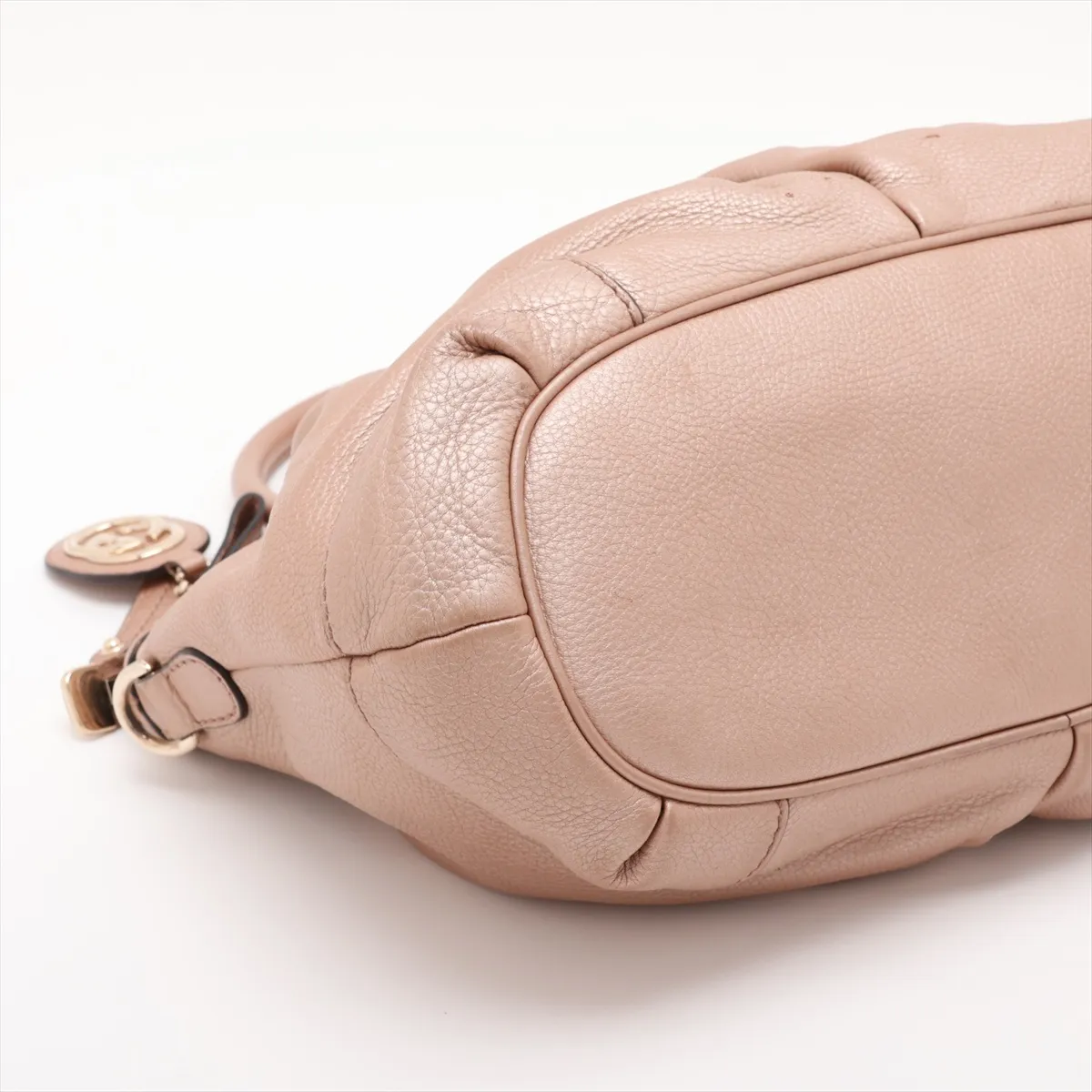 Sukey Leather 2-Way Shoulder Bag, Pink, 247902 — view 4