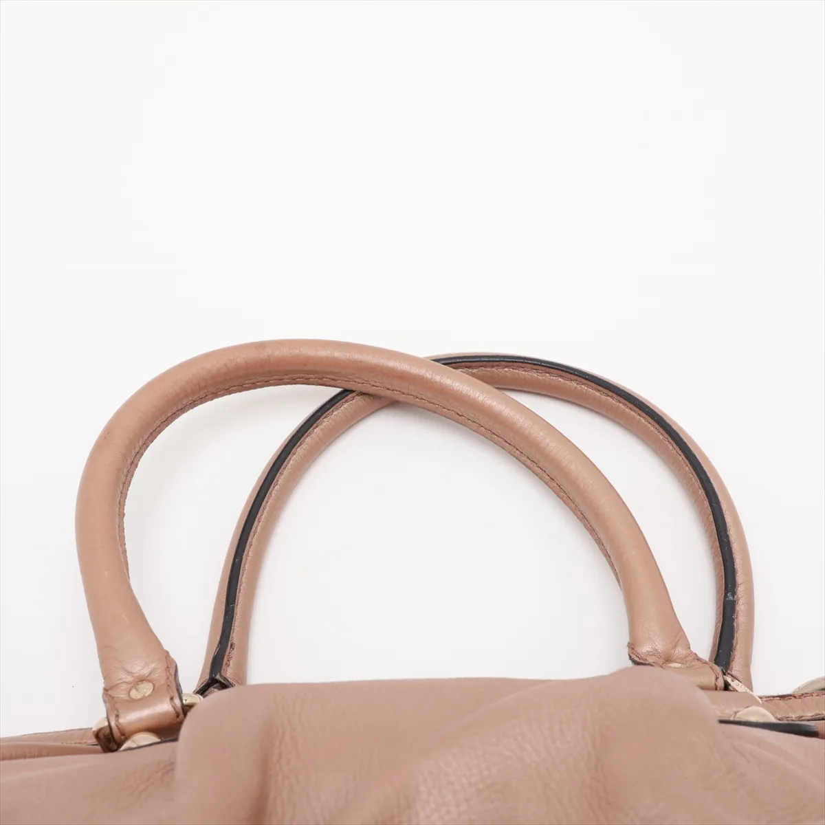 Sukey Leather 2-Way Shoulder Bag, Pink, 247902 — view 6