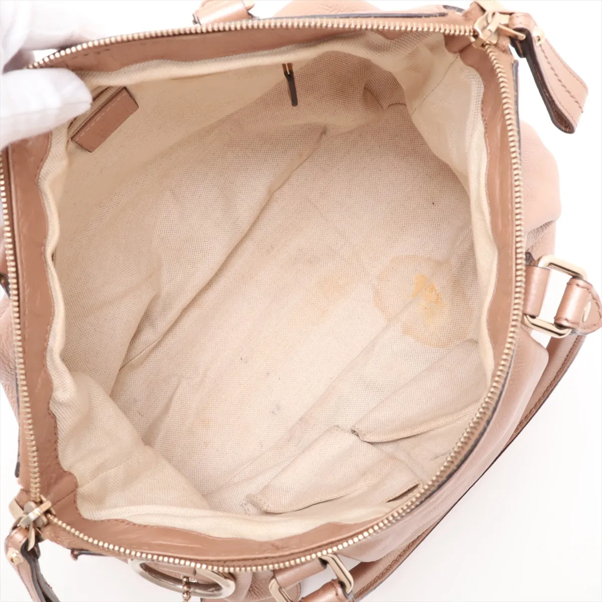 Sukey Leather 2-Way Shoulder Bag, Pink, 247902 — view 8