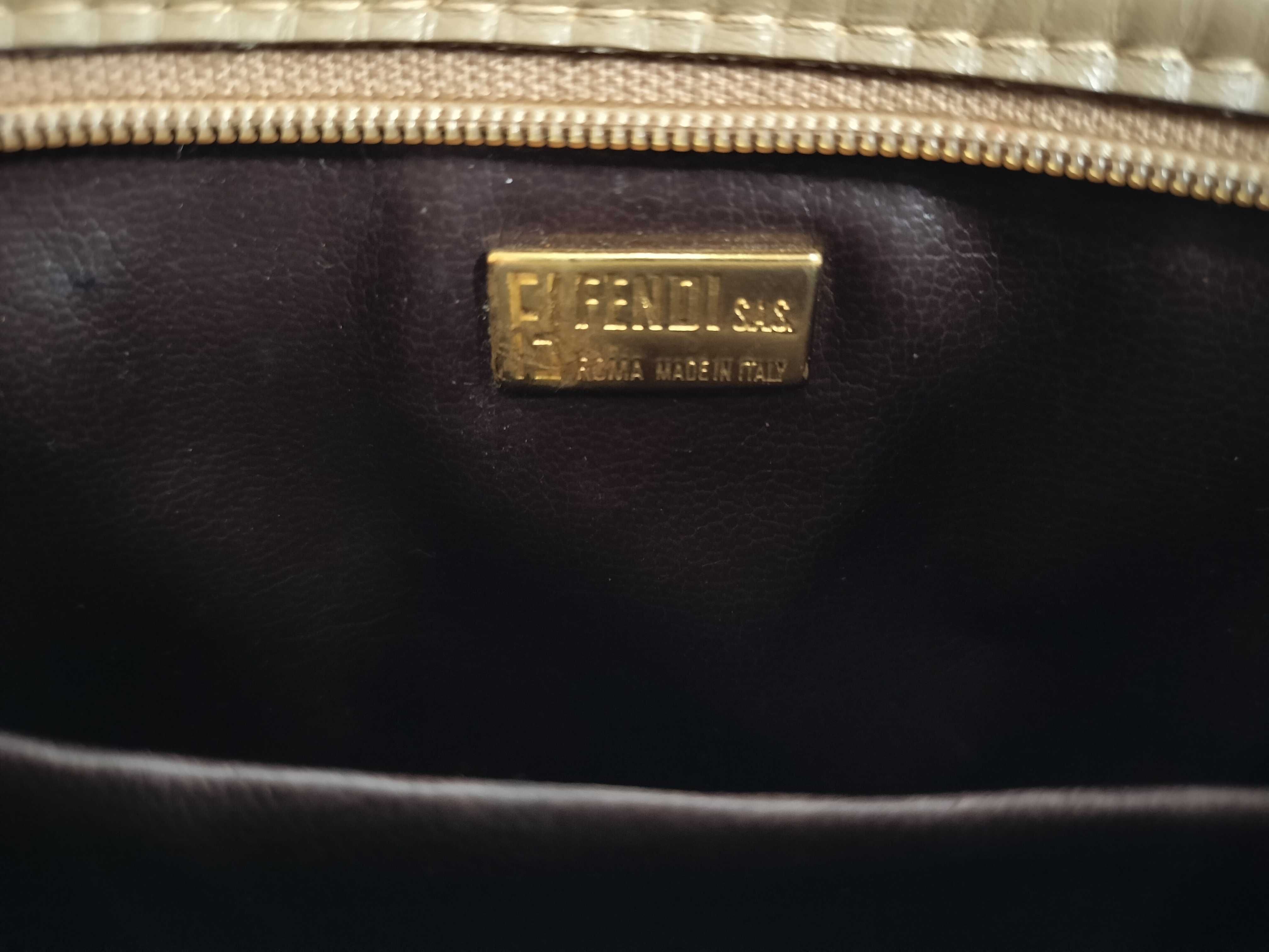 Zucca pattern Fendi Zucchino pouch — view 8