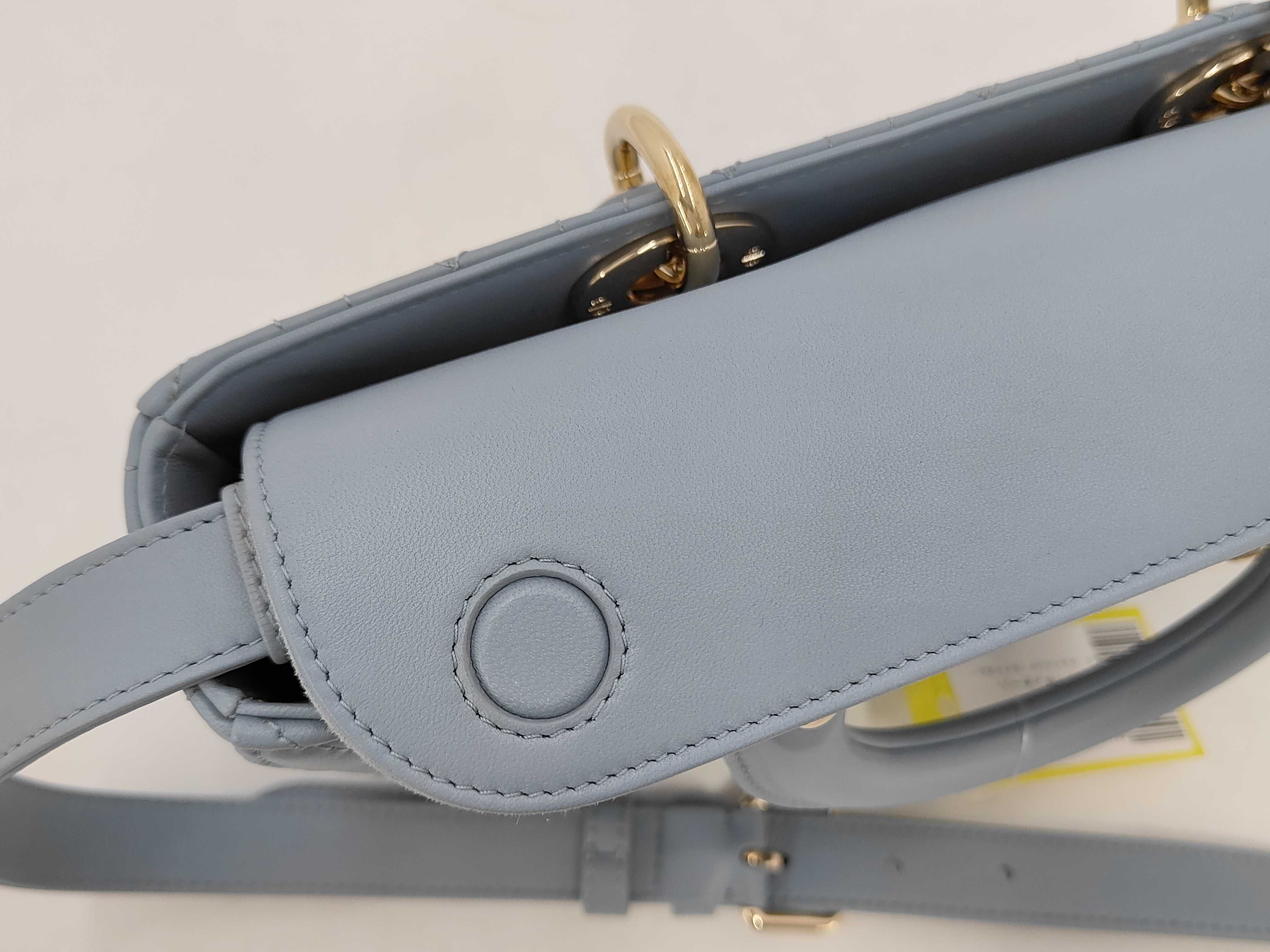 Lady Dior D Joy Bag Light Blue Shoulder Bag — view 14