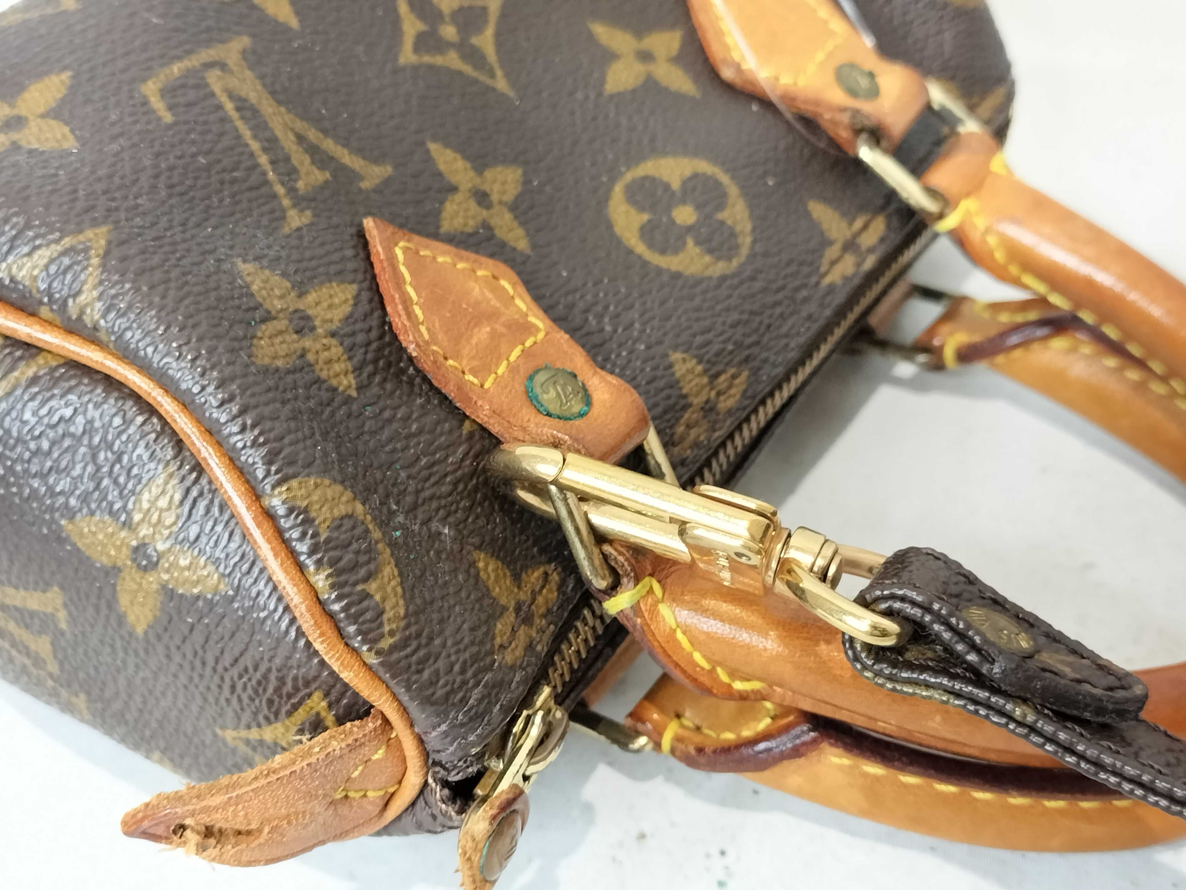 Monogram M41534 Mini Speedy Shoulder Bag — view 5
