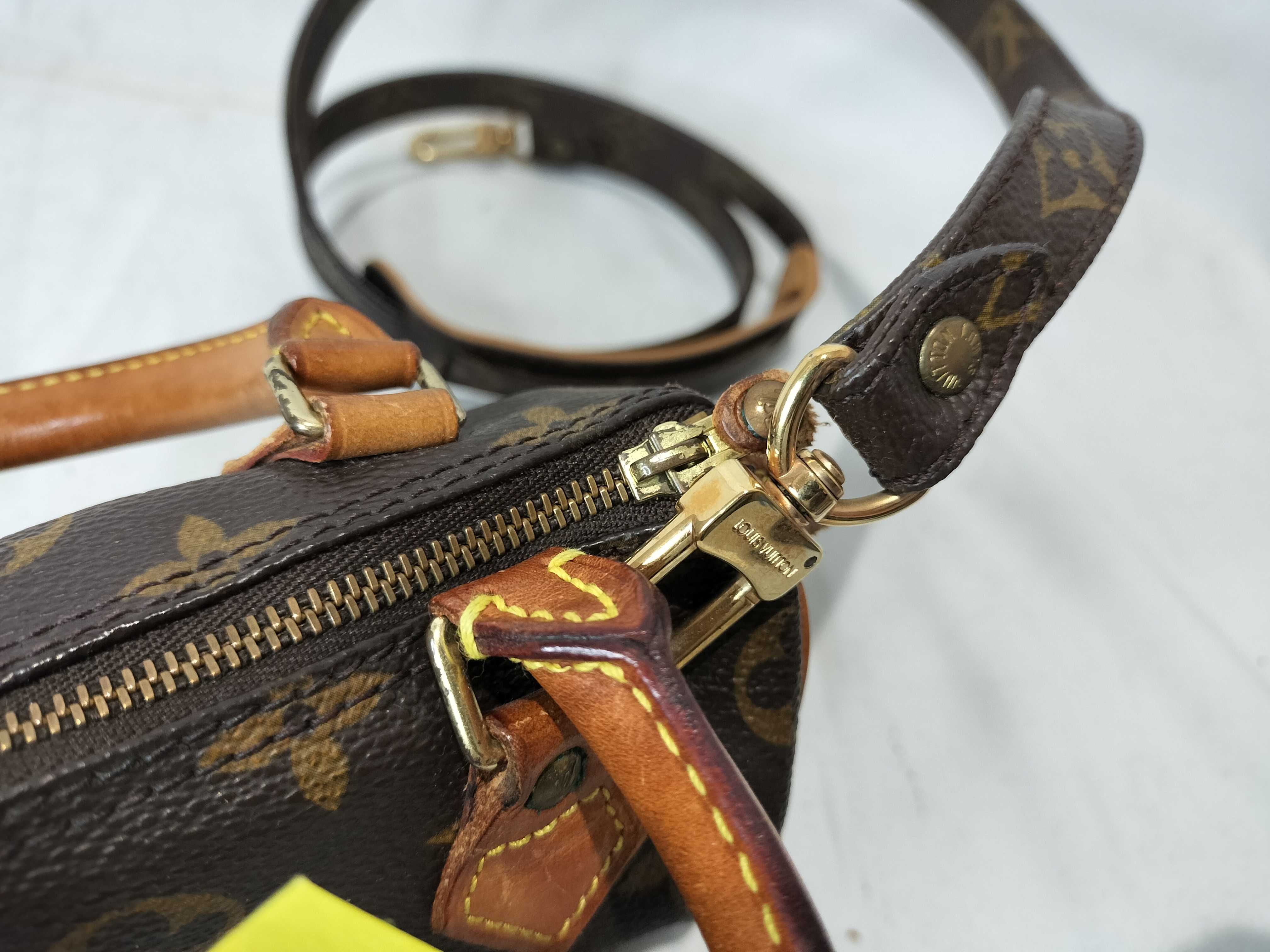 Monogram M41534 Mini Speedy Shoulder Bag — view 8