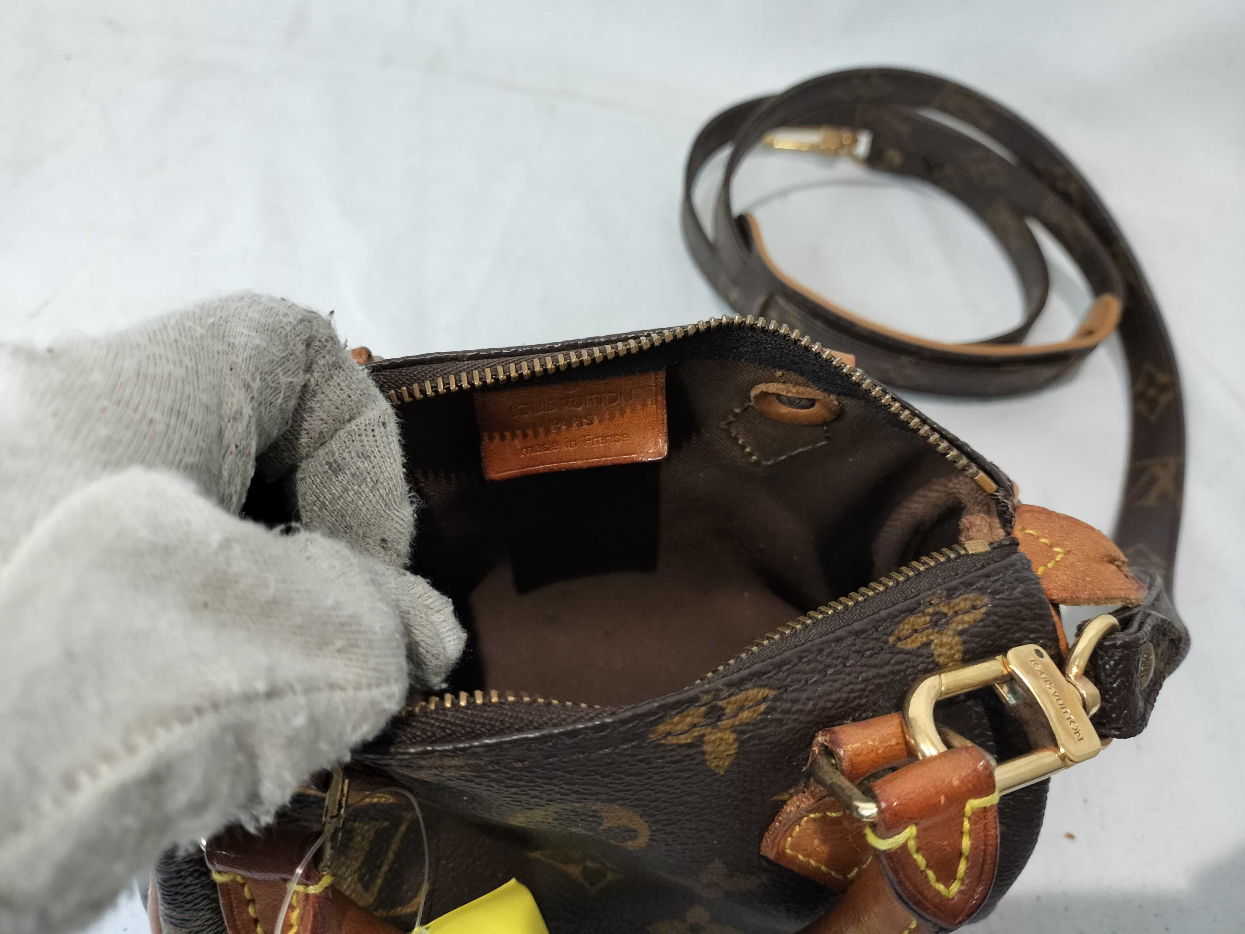 Monogram M41534 Mini Speedy Shoulder Bag — view 9