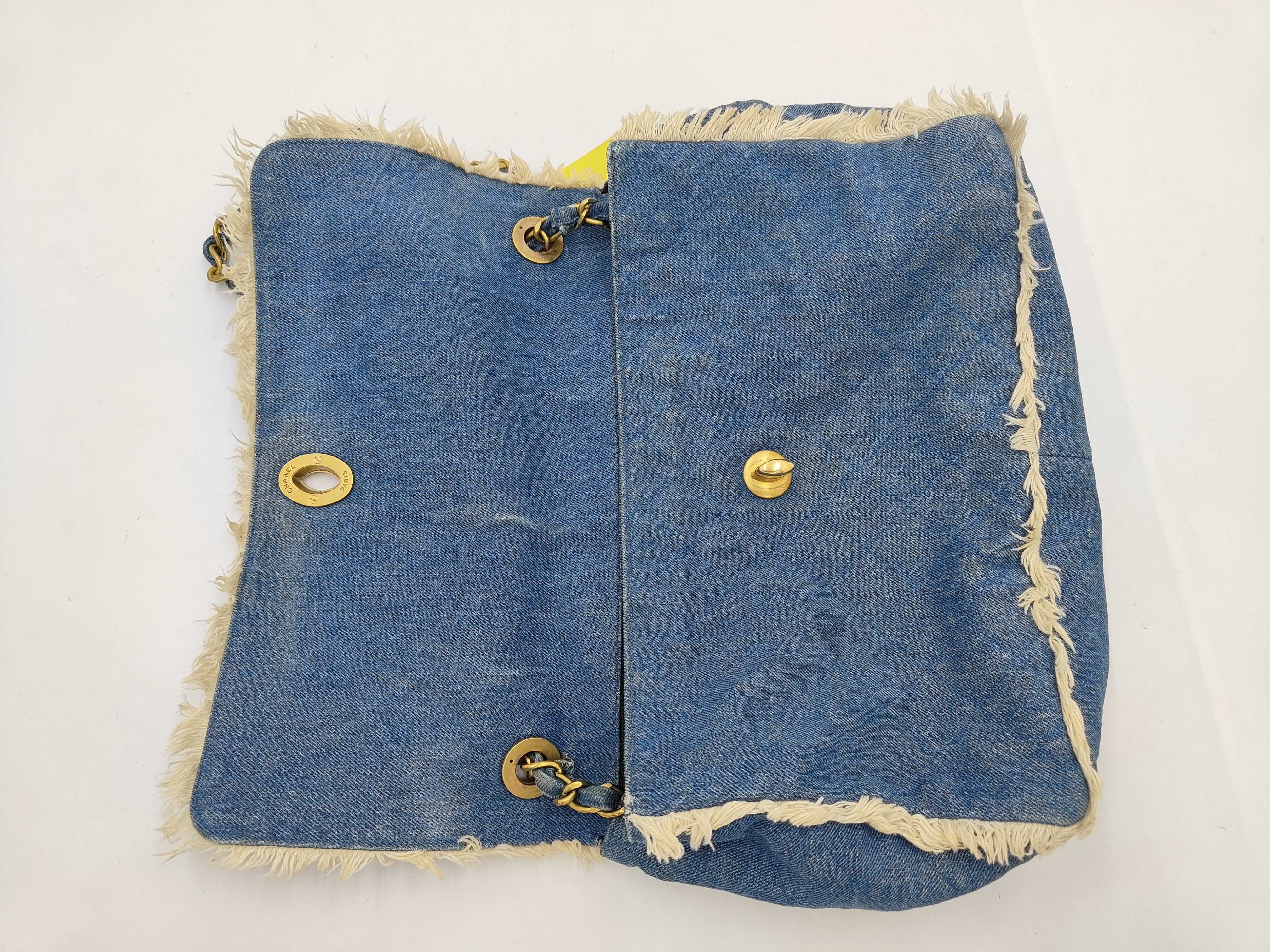 Denim Chain Shoulder Bag Coco Turnlock Shoulder Bag — view 7