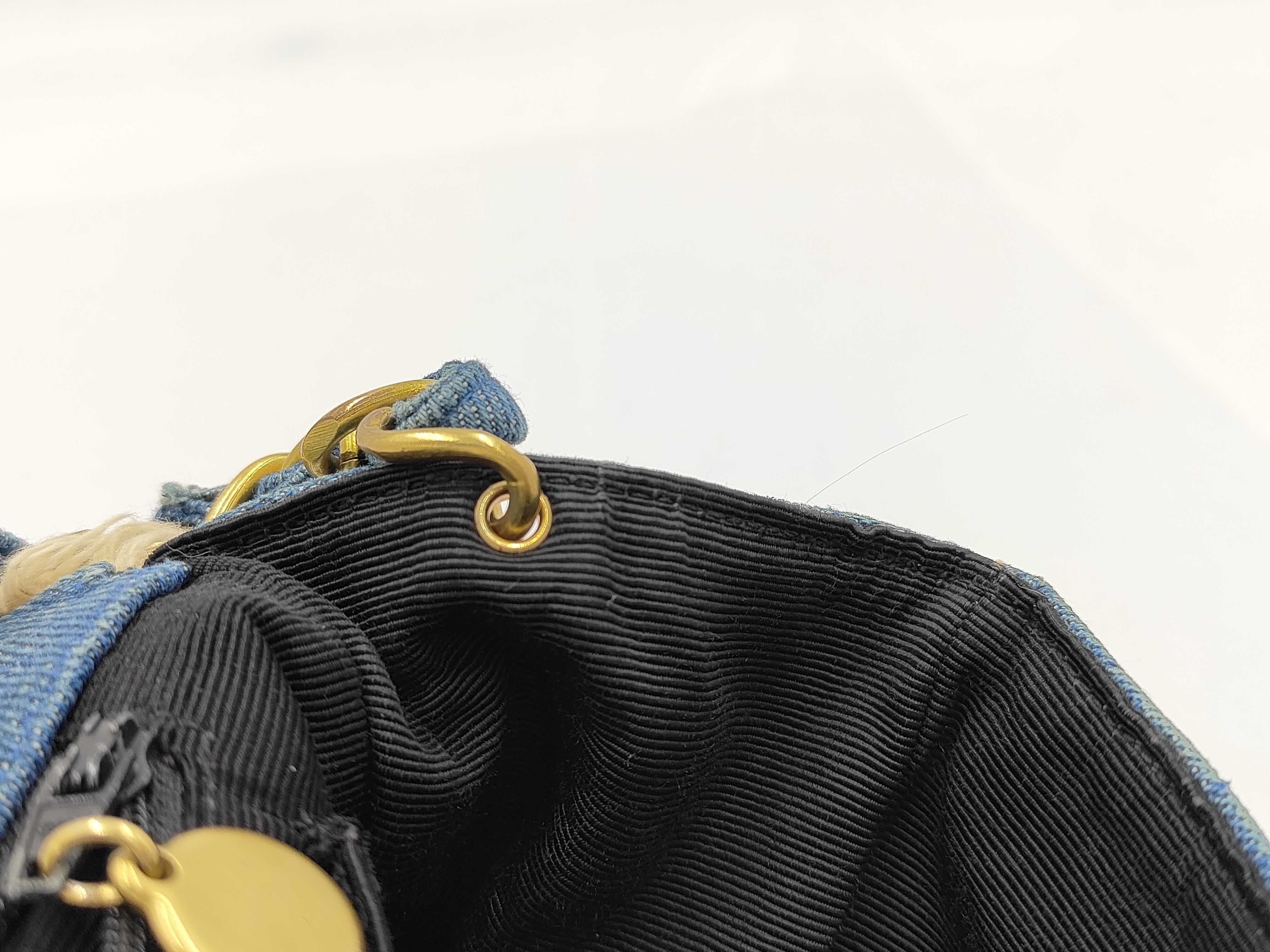 Denim Chain Shoulder Bag Coco Turnlock Shoulder Bag — view 9