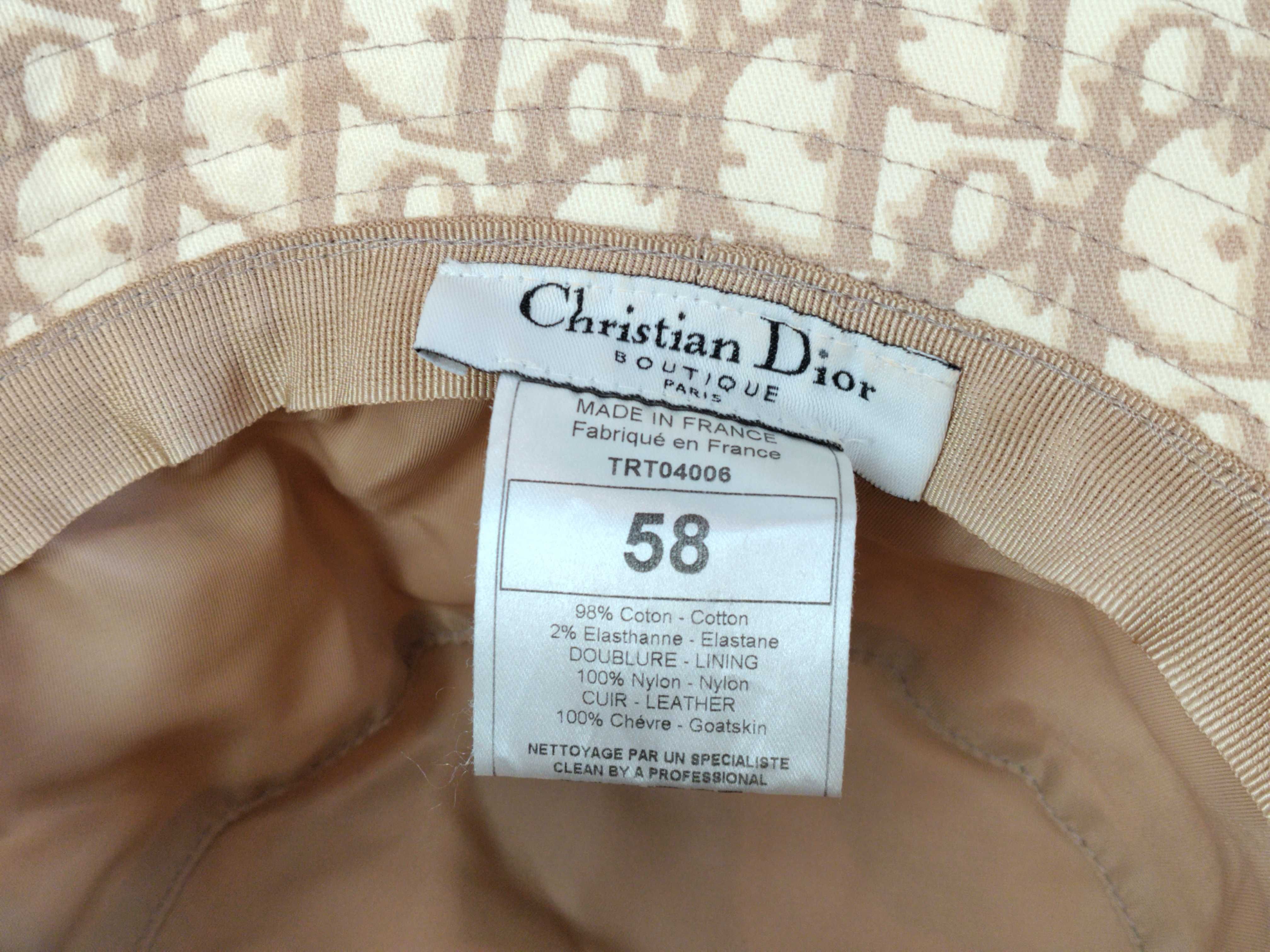 Trotter Christian Dior Bucket Hat Trotter Oblique Galliano TRT04006 Other Accessories — view 7