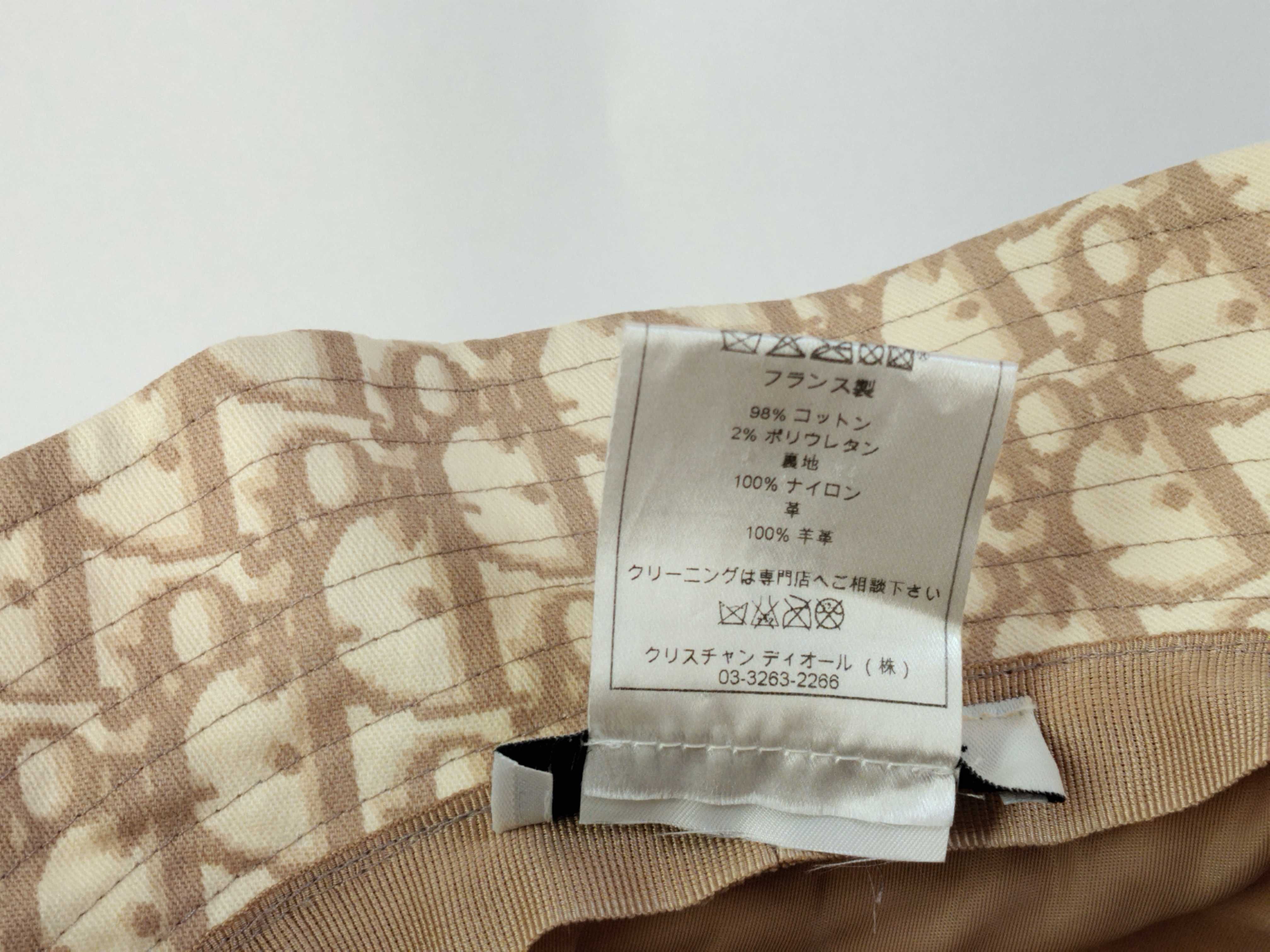 Trotter Christian Dior Bucket Hat Trotter Oblique Galliano TRT04006 Other Accessories — view 8