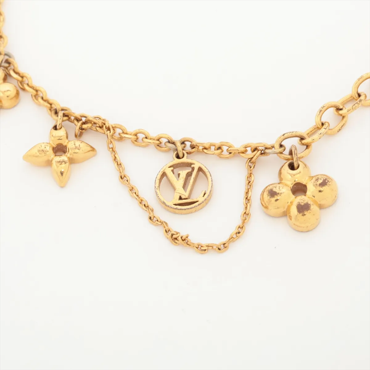 M64858 Bracelet Blooming LV Circle OB0220 Bracelet GP Gold — view 2