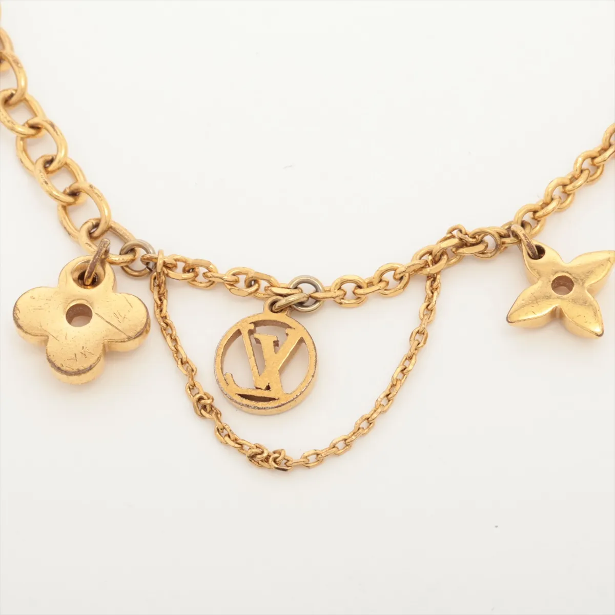 M64858 Bracelet Blooming LV Circle OB0220 Bracelet GP Gold — view 3