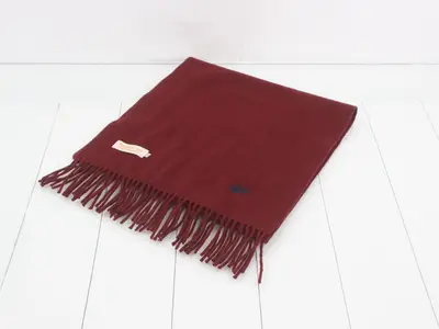Scarf, Red, 100% Cashmere