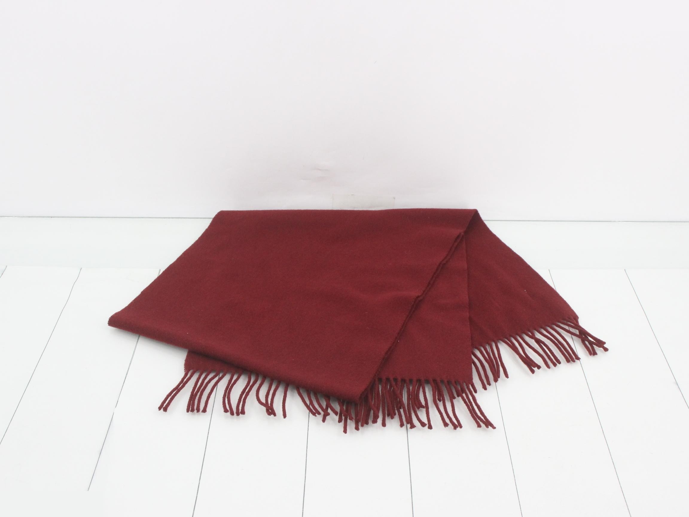 Scarf, Red, 100% Cashmere — view 3