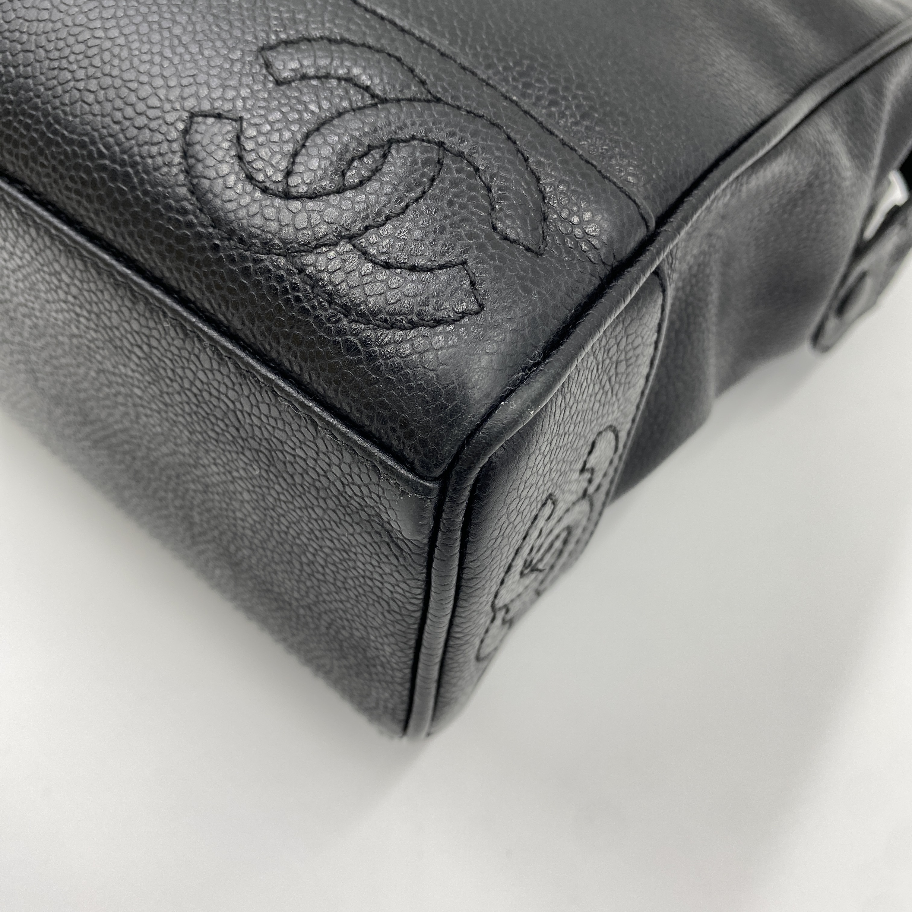 Triple Coco Caviar Chain Tote Bag (Series 4) — view 8