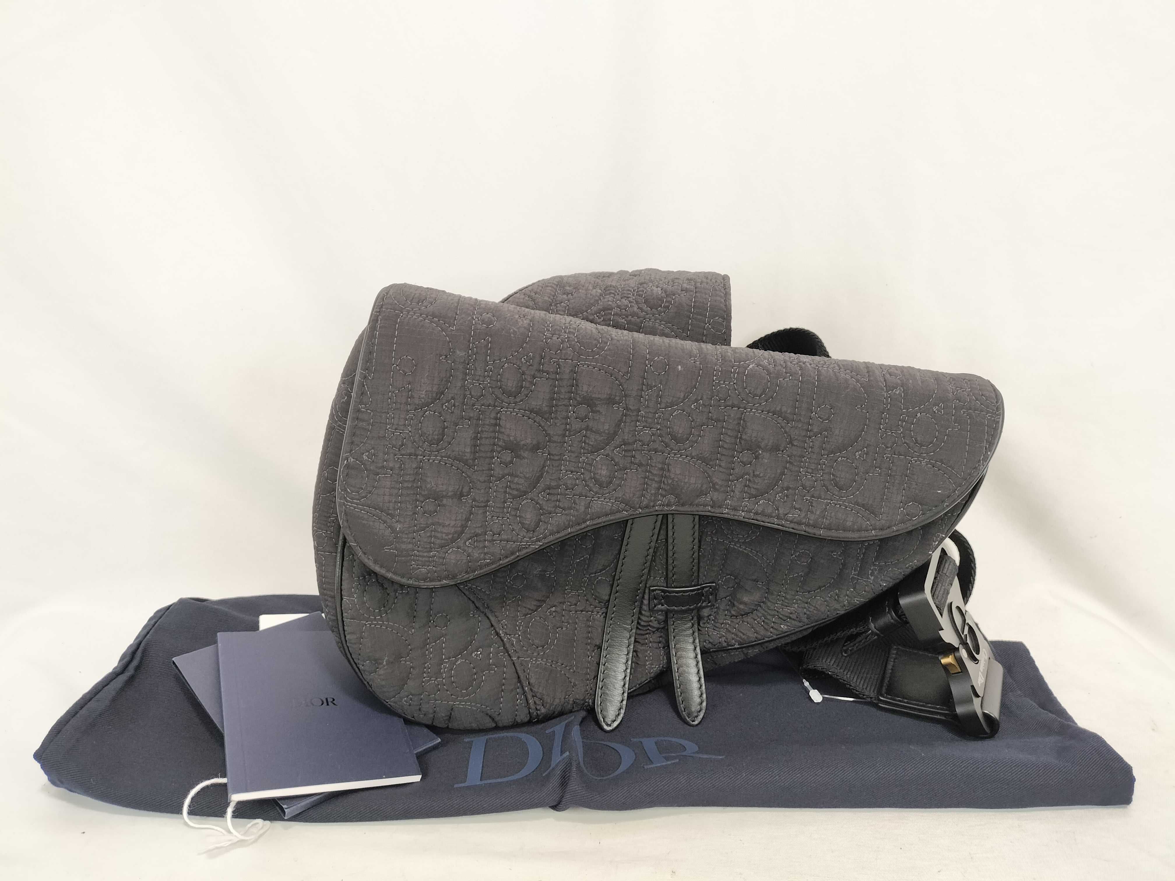 C Dior Oblique Saddle Bag Shoulder Bag