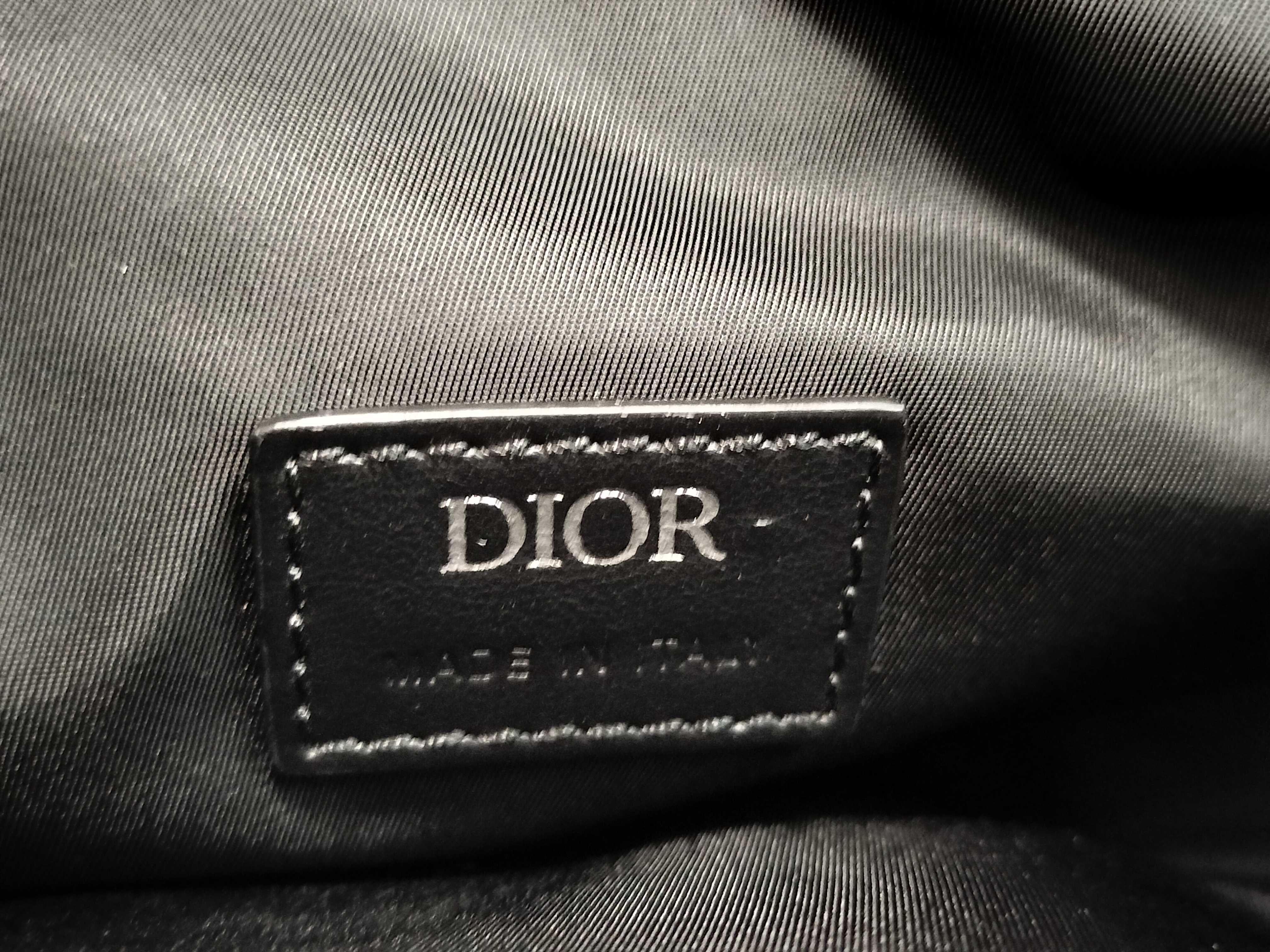 C Dior Oblique Saddle Bag Shoulder Bag — view 12