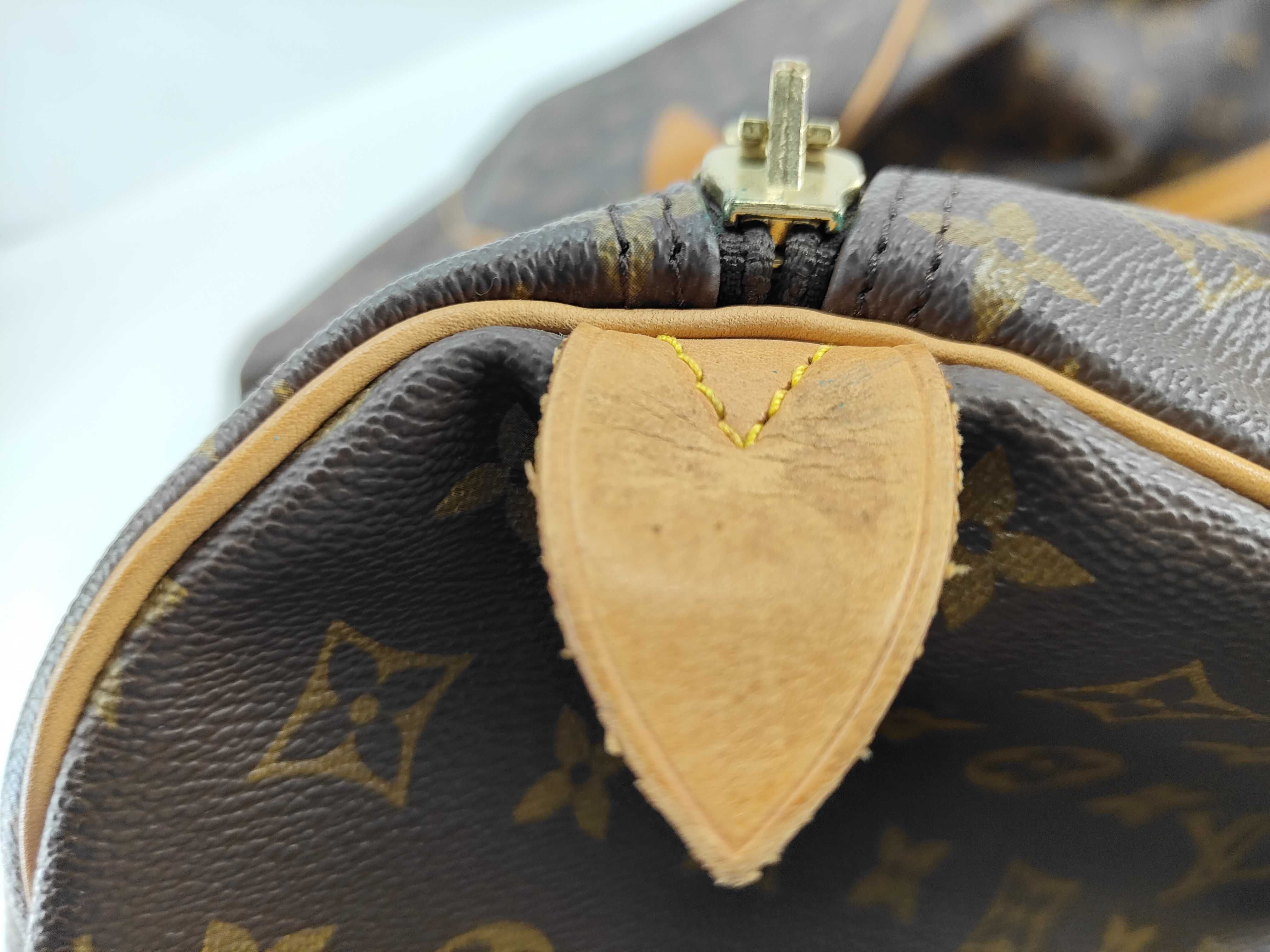 Monogram Keepall 60 M41422 (Serial number unclear) Brown Boston Bag — view 15