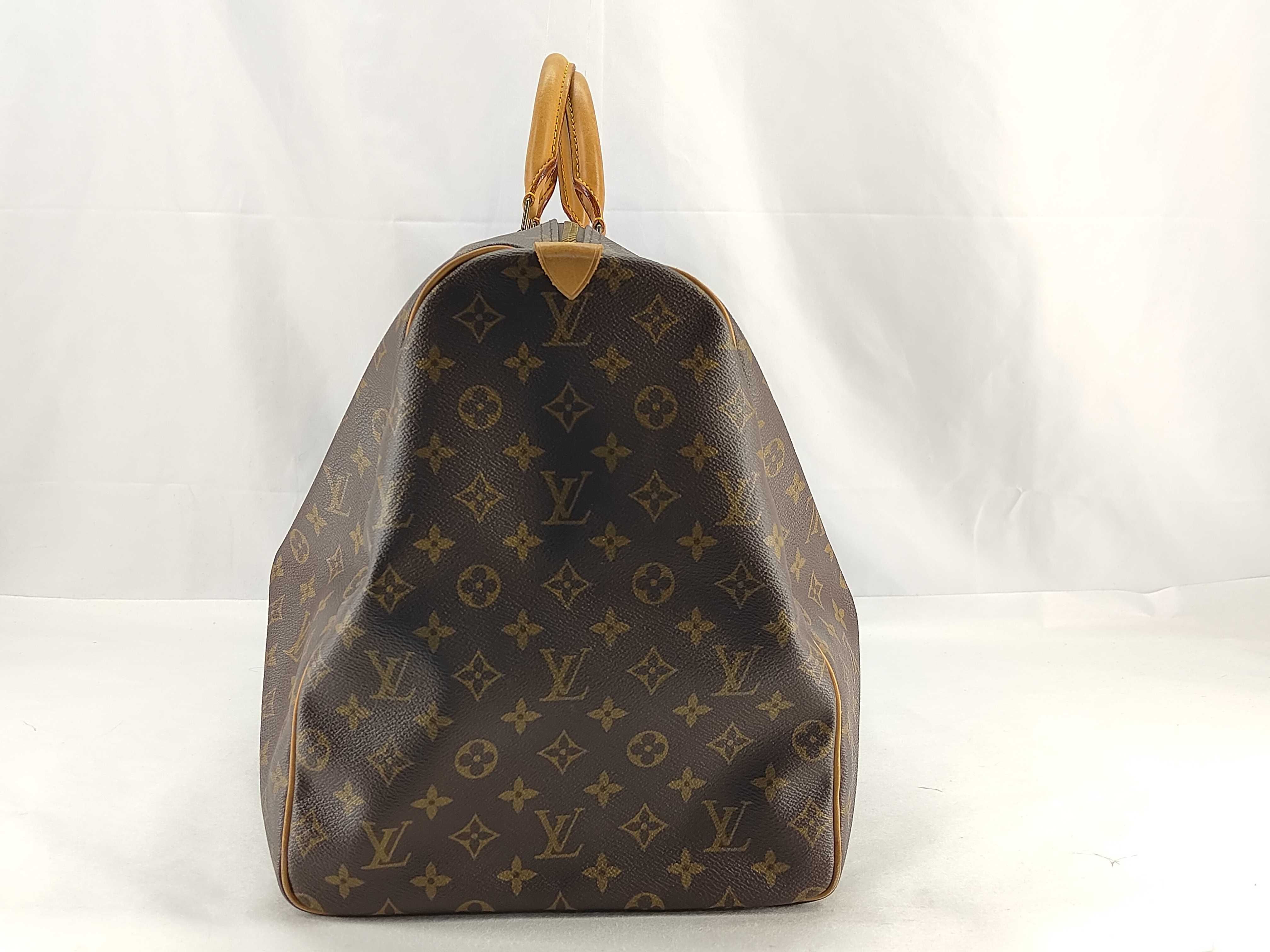 Monogram Keepall 60 M41422 (Serial number unclear) Brown Boston Bag — view 3