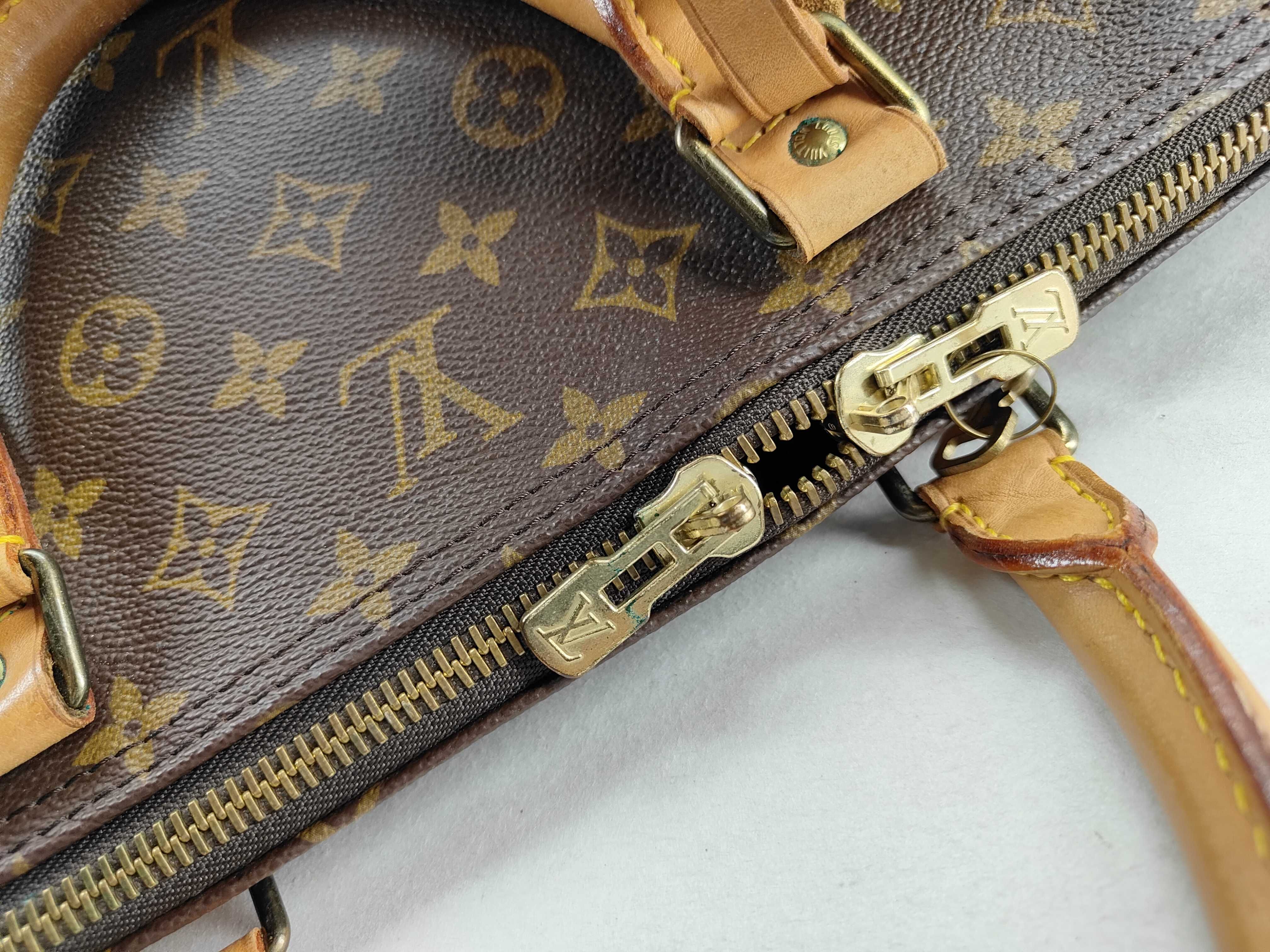 Monogram Keepall 60 M41422 (Serial number unclear) Brown Boston Bag — view 7