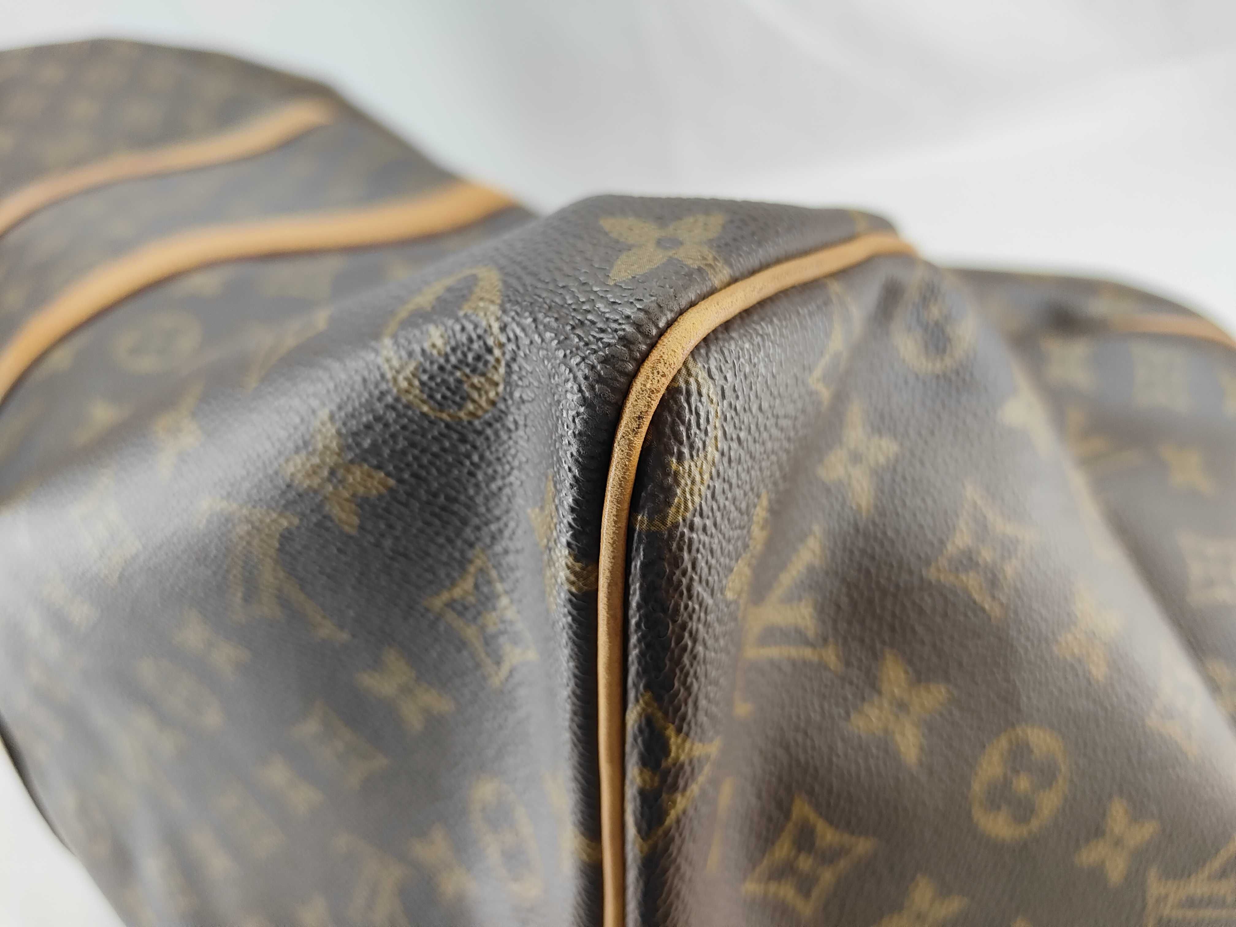Monogram Keepall 60 M41422 (Serial number unclear) Brown Boston Bag — view 9