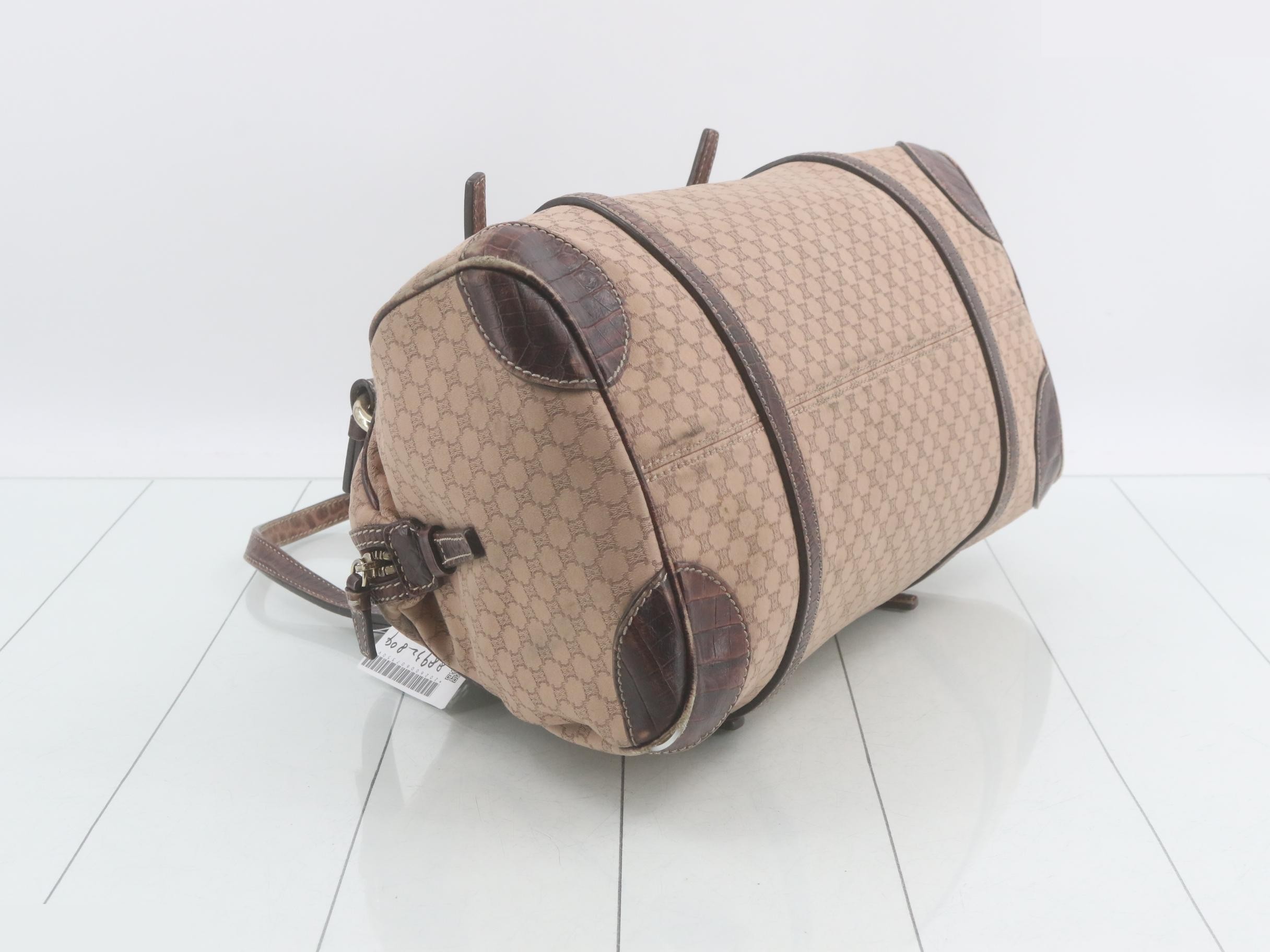 Crocodile Macadam pattern leather jacquard Boston bag/handbag — view 5