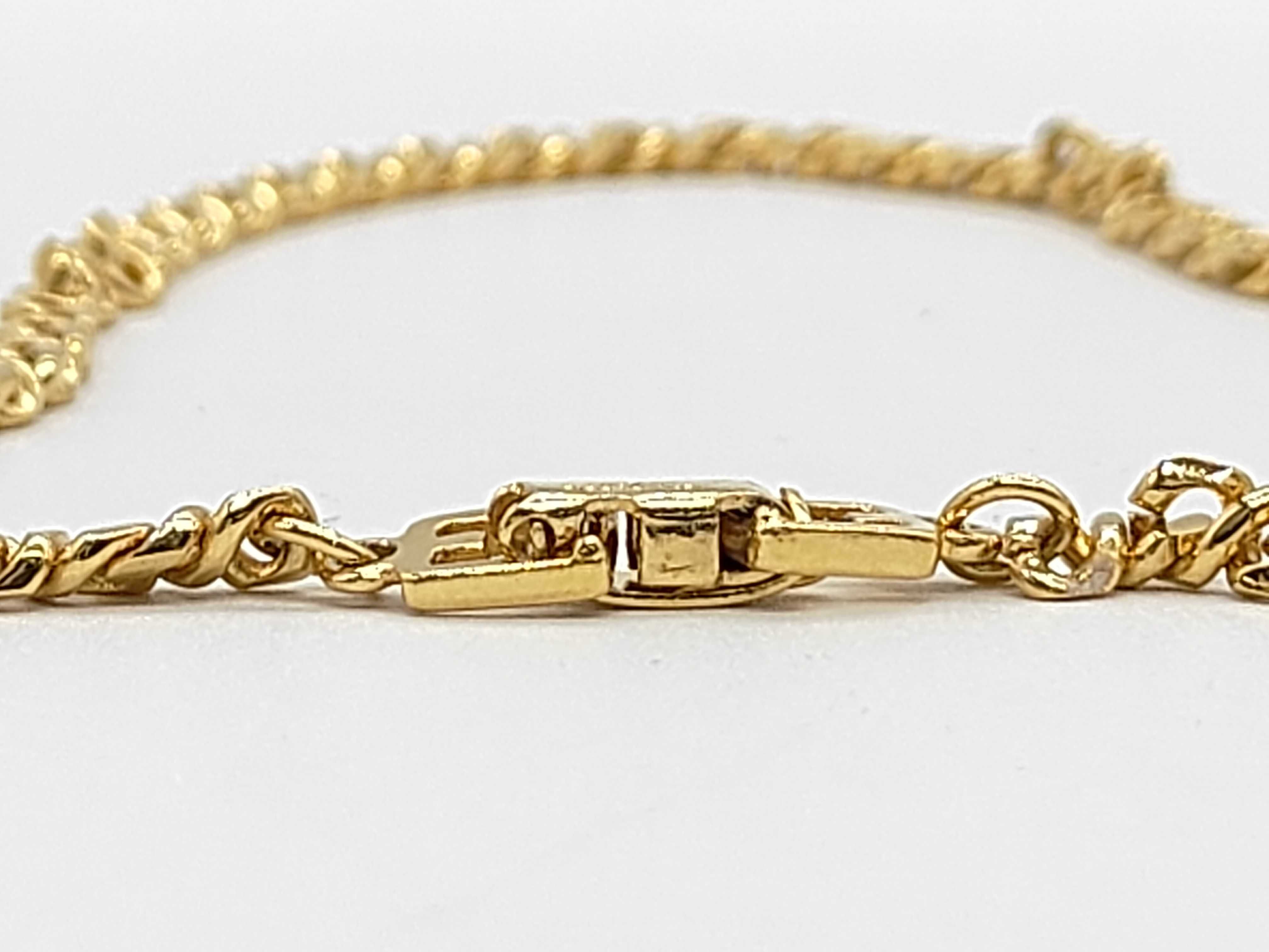 Vintage Gold Chain Necklace with G Logo — view 3