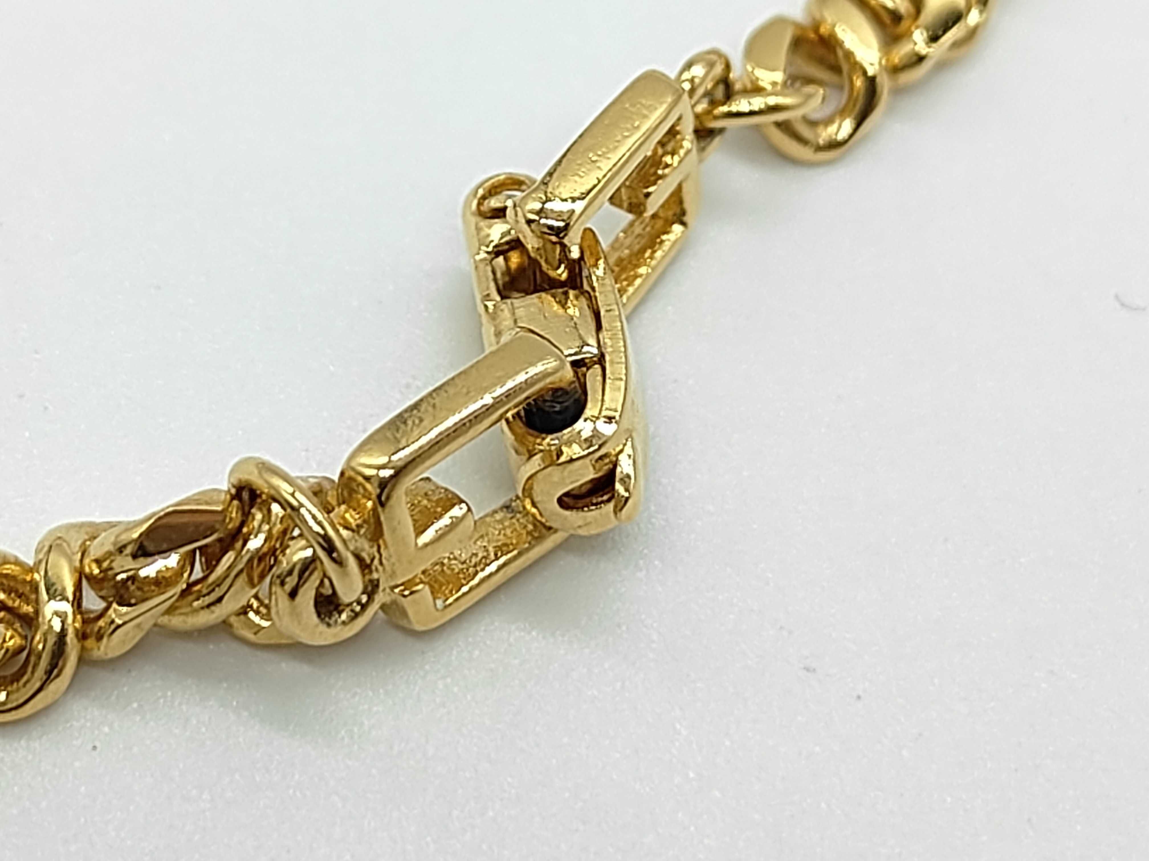 Vintage Gold Chain Necklace with G Logo — view 4