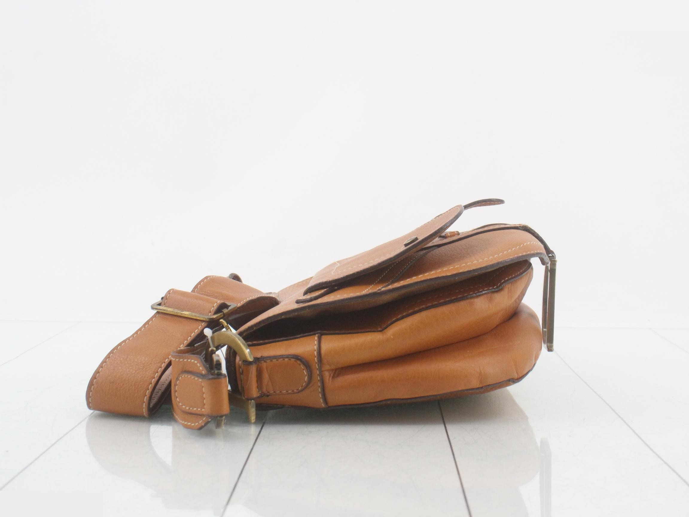 Saddle Leather Shoulder Bag — view 4