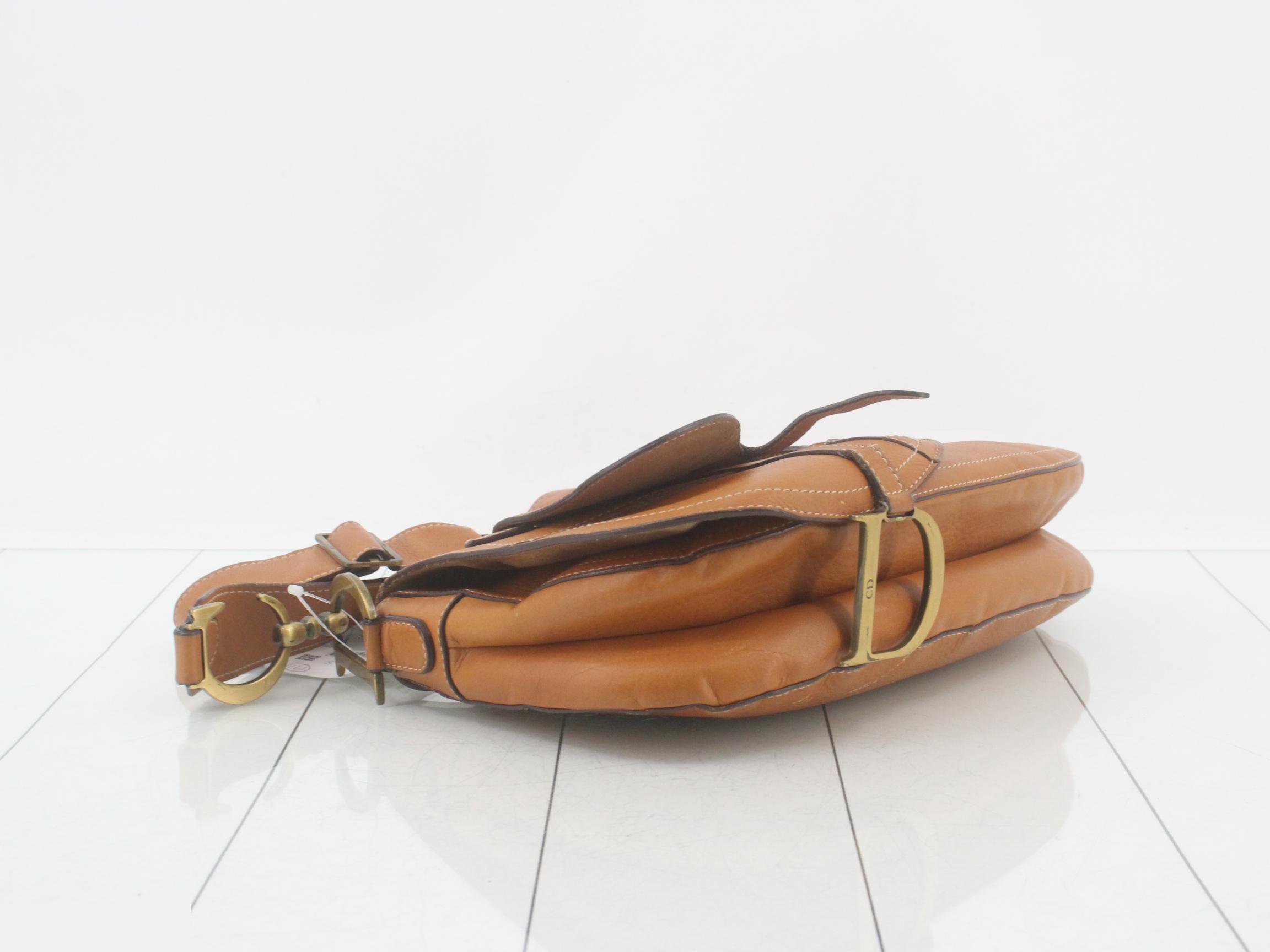 Saddle Leather Shoulder Bag — view 5