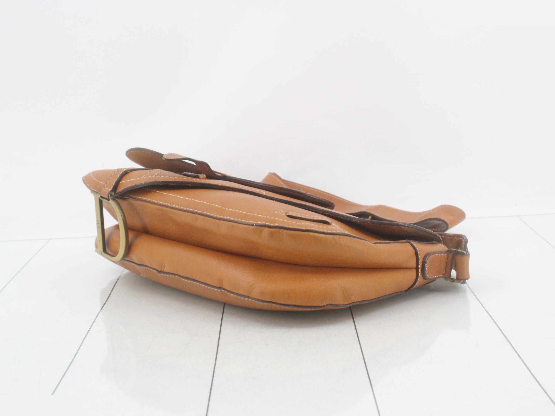 Saddle Leather Shoulder Bag — view 6