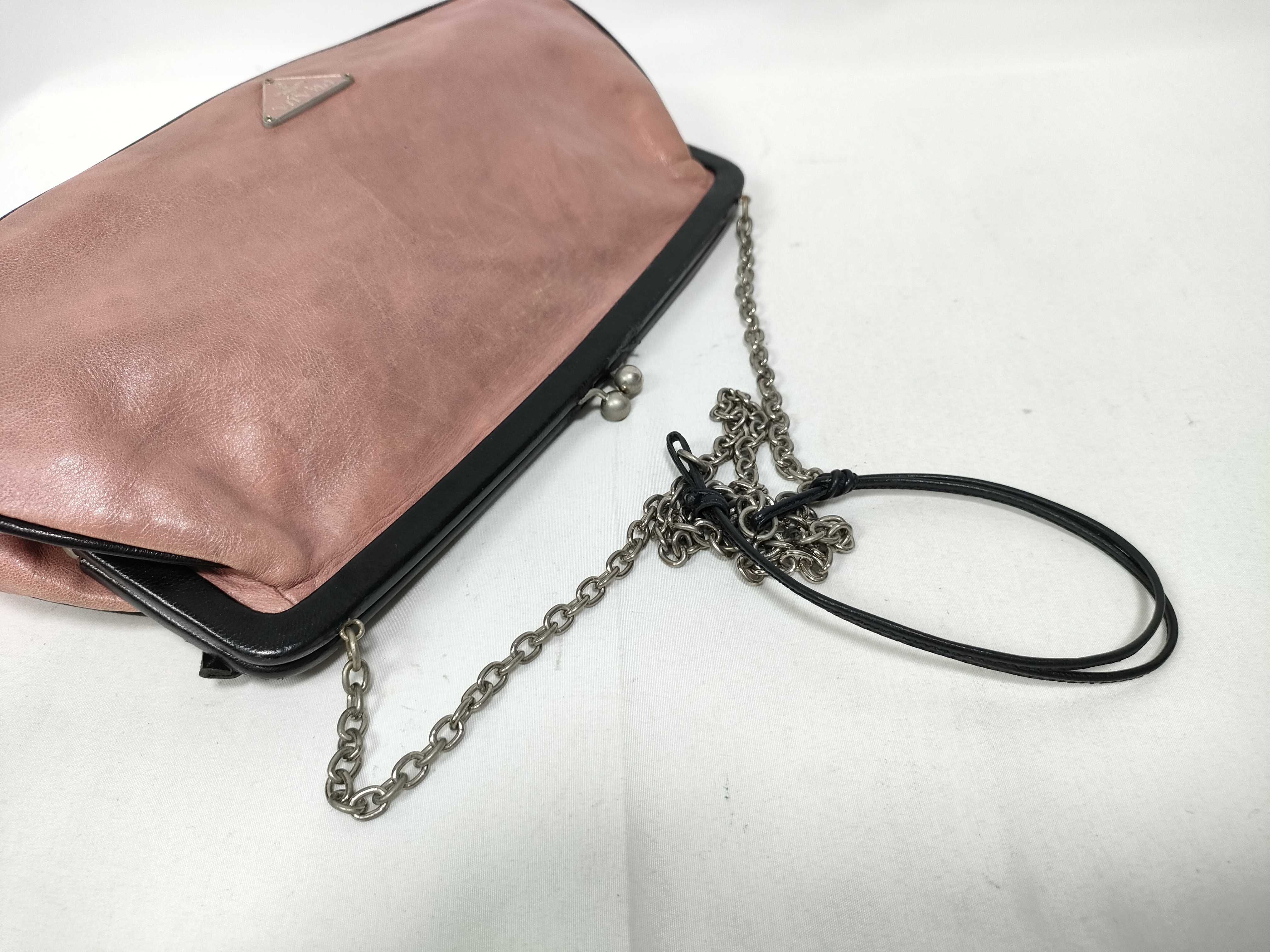7384 Prada Accessory Pouch Chain Handbag — view 8