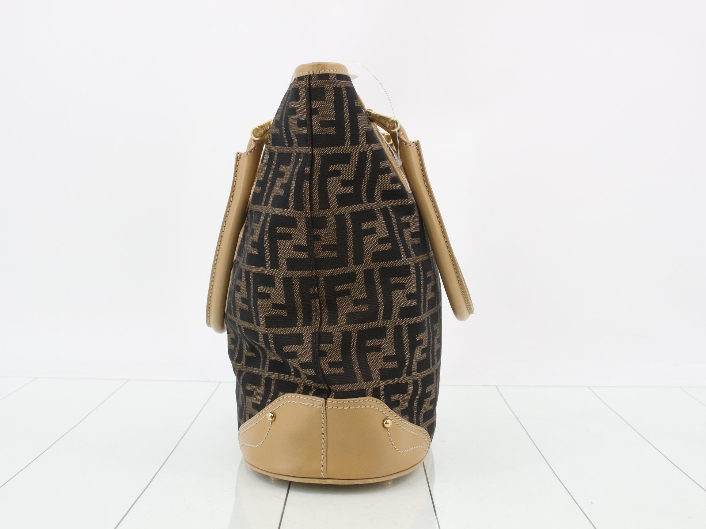 ZUCCA Canvas x Leather Tote Bag — view 3